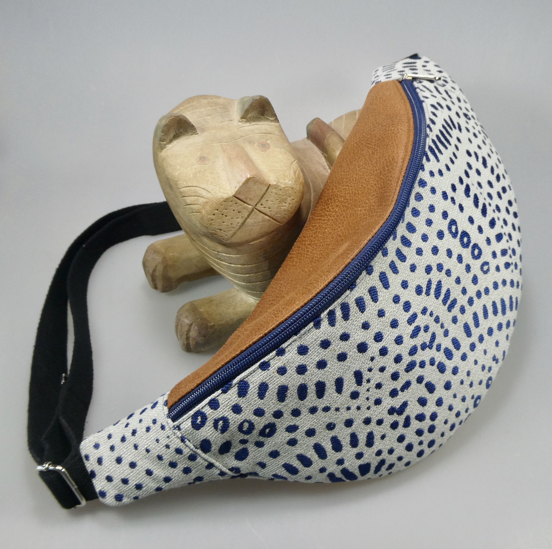 Sac tissus jacquard motifs graphiques
