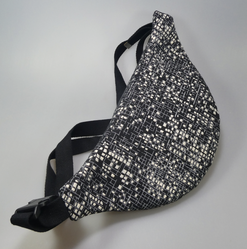 Sac tissus jacquard motifs géométriques
