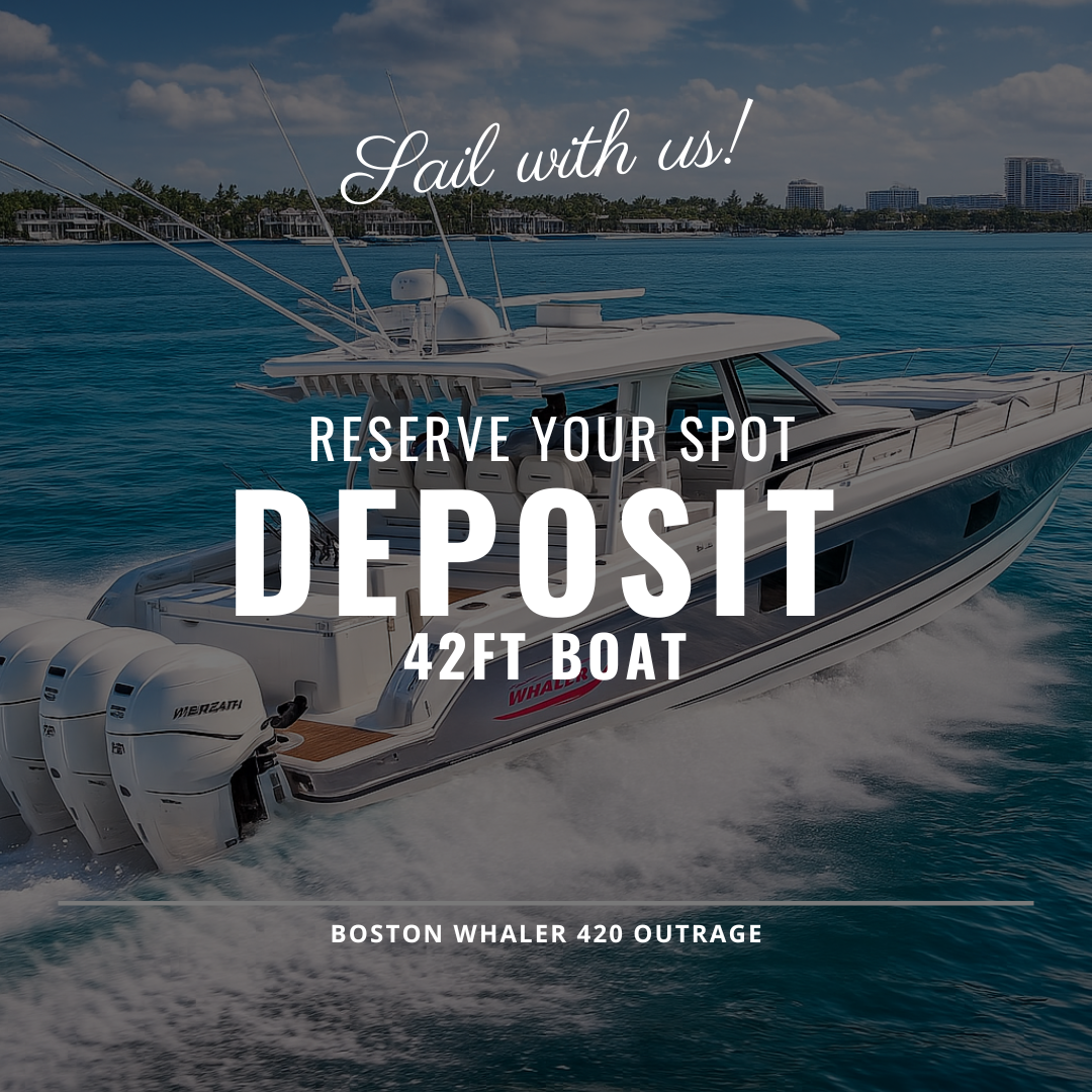 RESERVE 42FT BOAT 4-HOURS