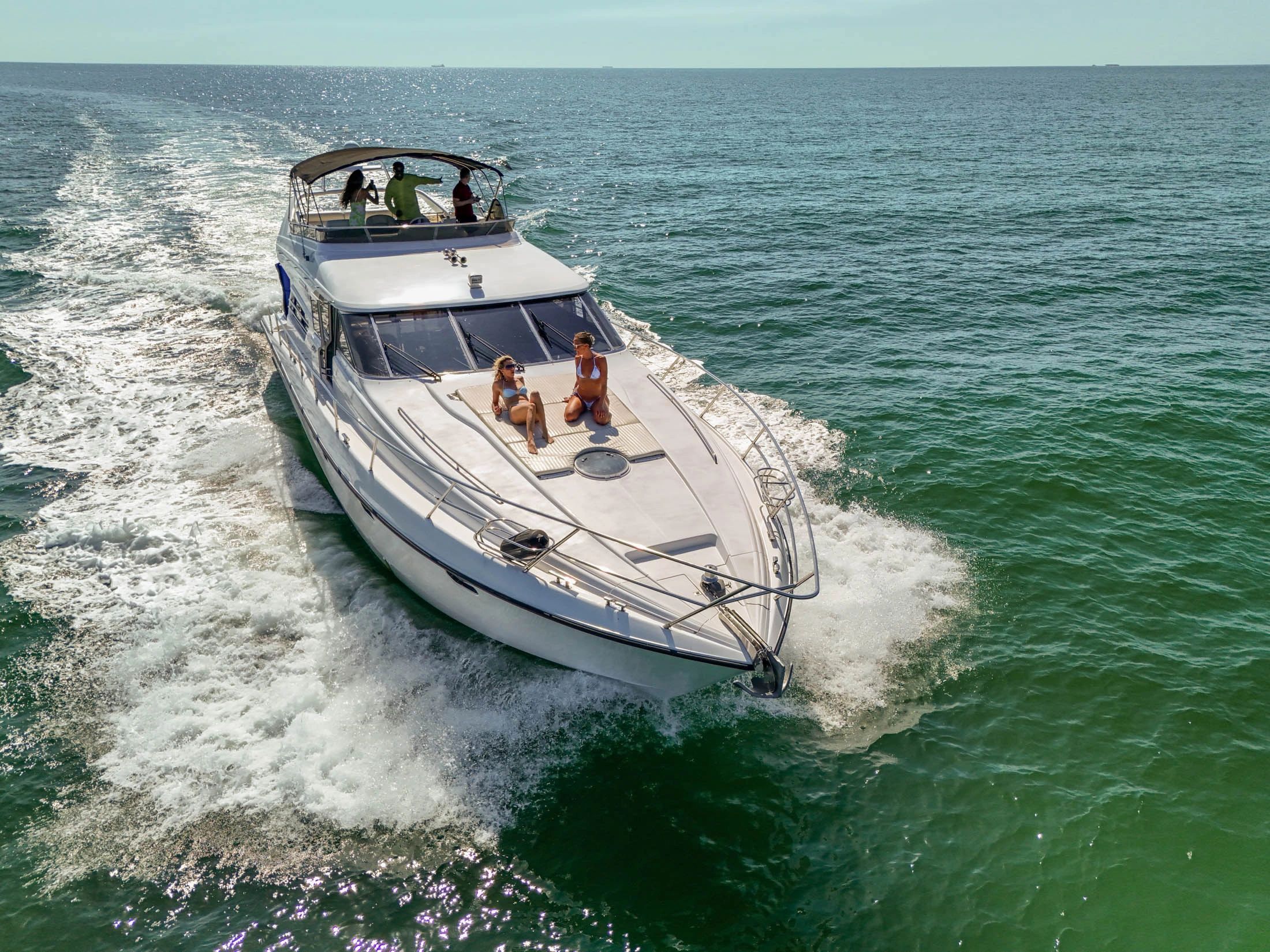 60FT YACHT 2-HOURS plus crew fees ($300)