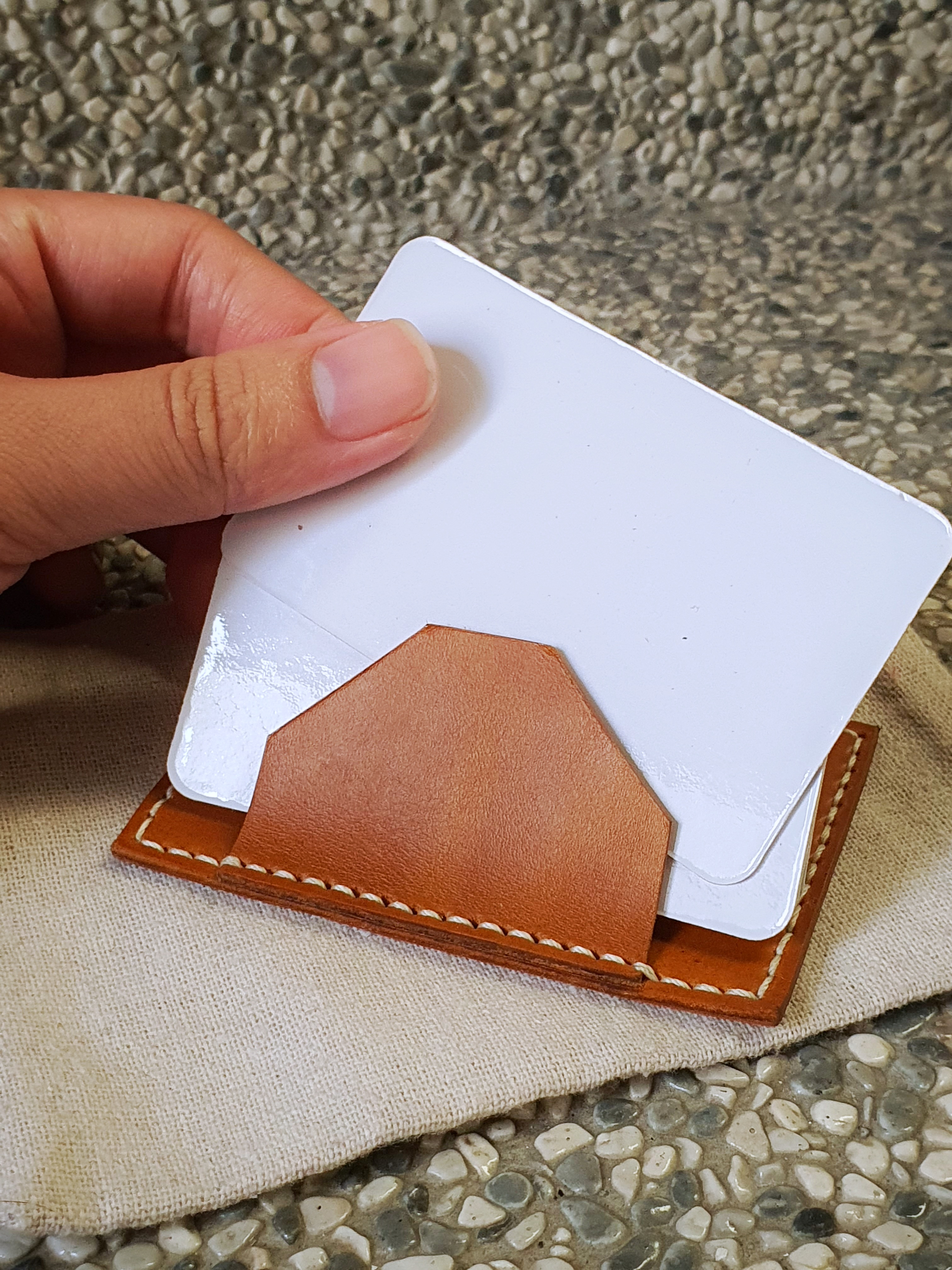 The zenith - a business card holder that packs flat