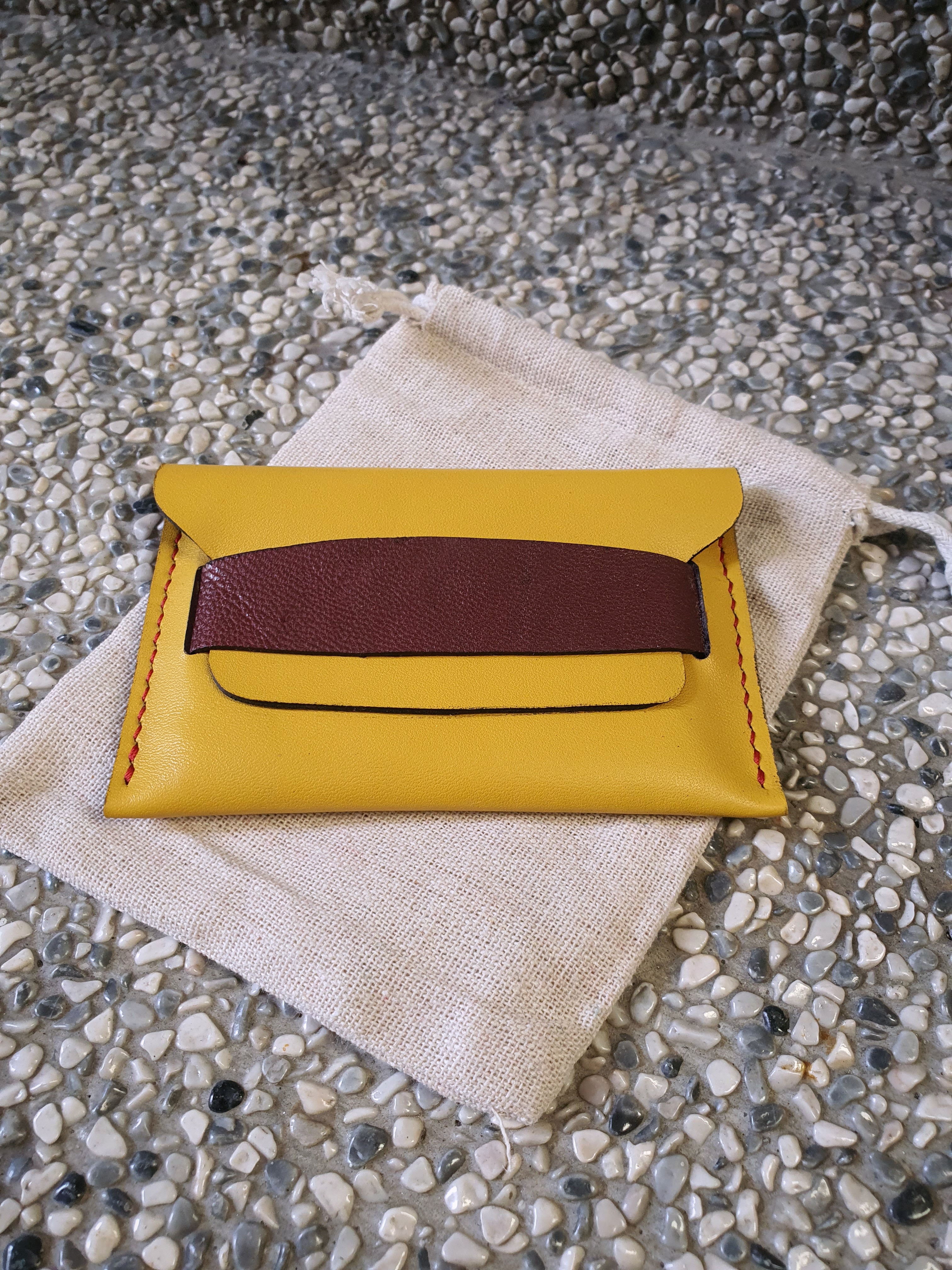 The Tundra - a simple tuck purse to hold card cash and coins