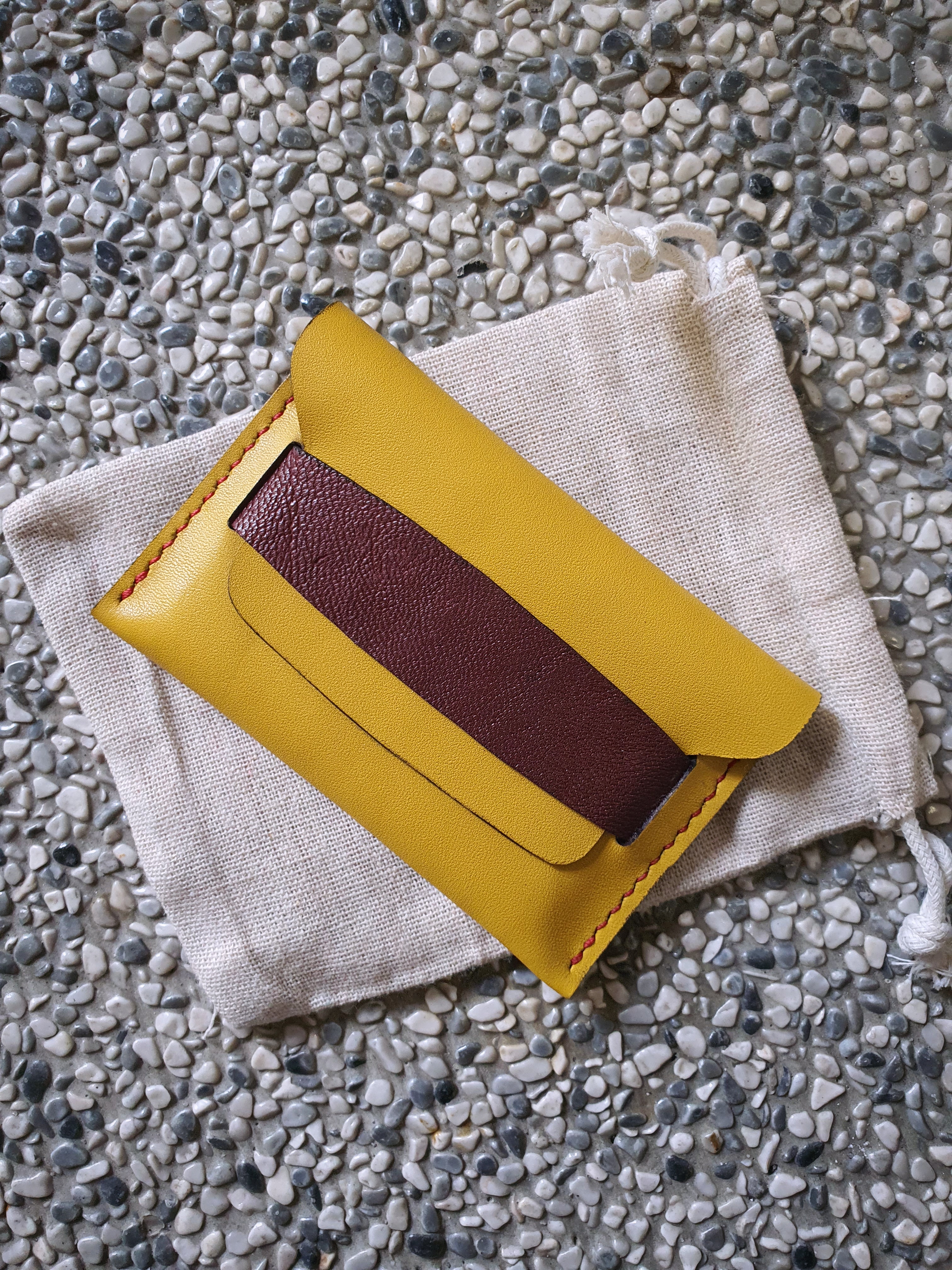 The Tundra - a simple tuck purse to hold card cash and coins