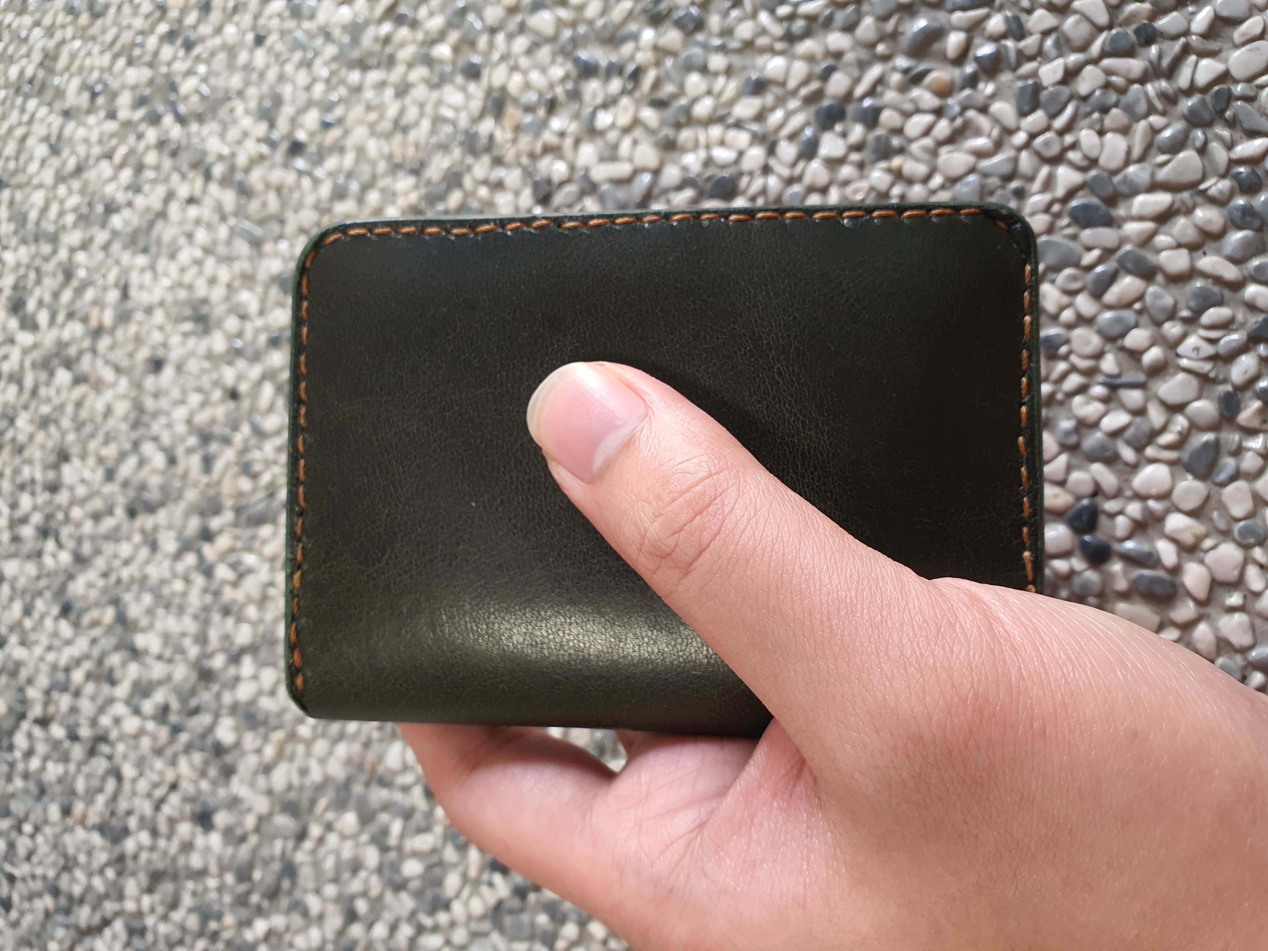 The Tawny - a minimalist card and cash bifold wallet