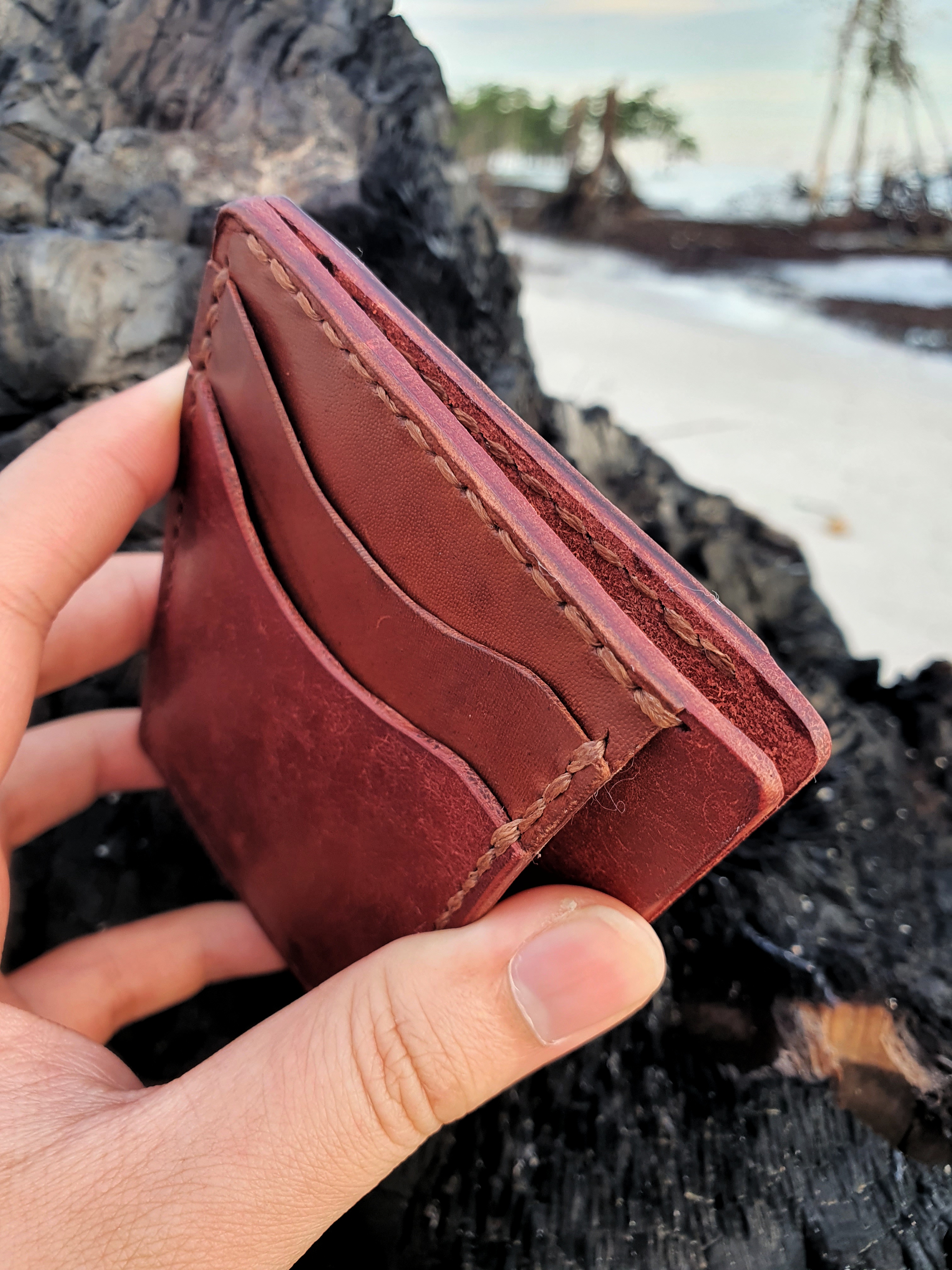 The Cacao - A maximized card sleeve wallet