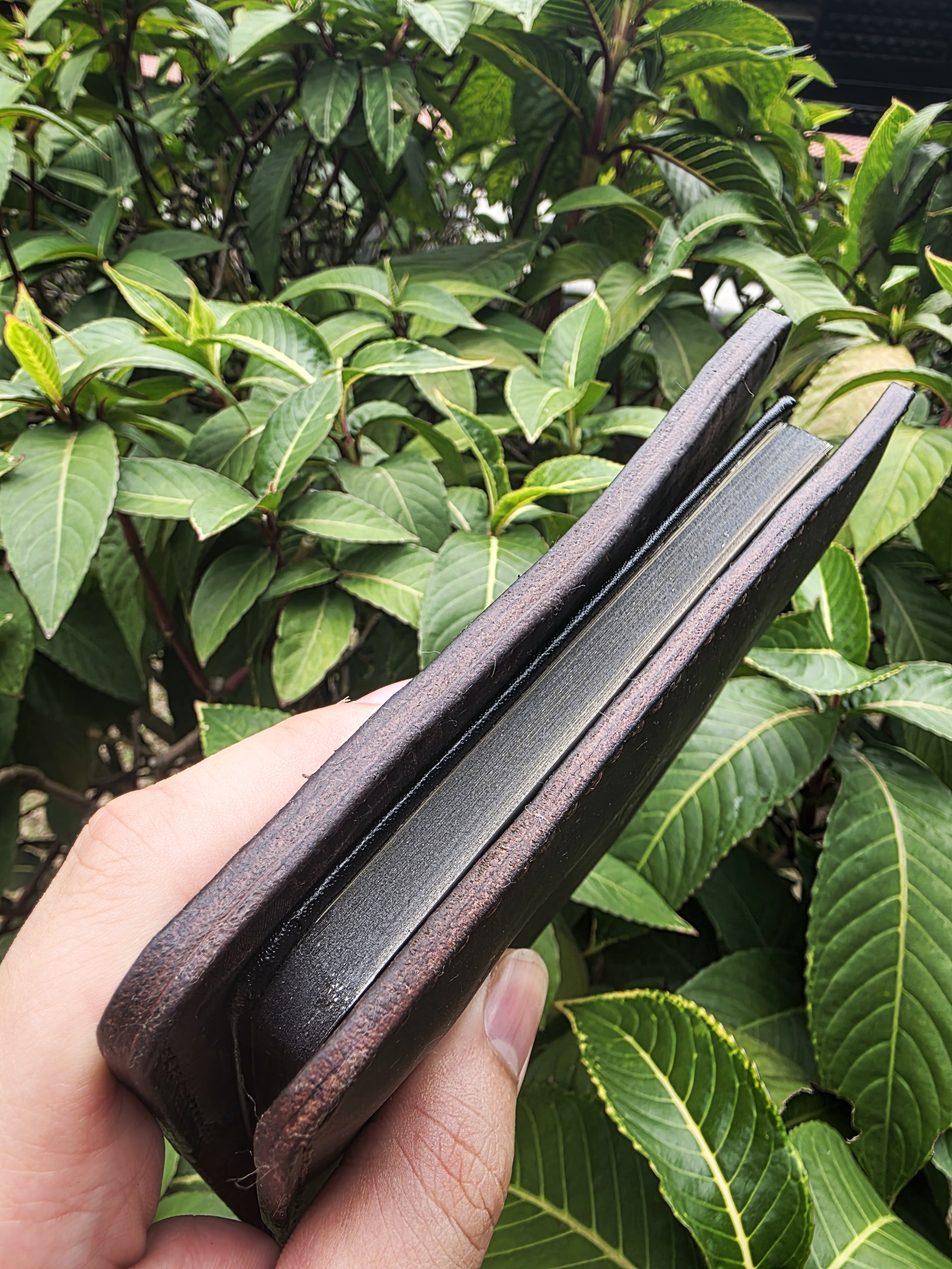 The Tuscany: An A6 notebook in pull up brown