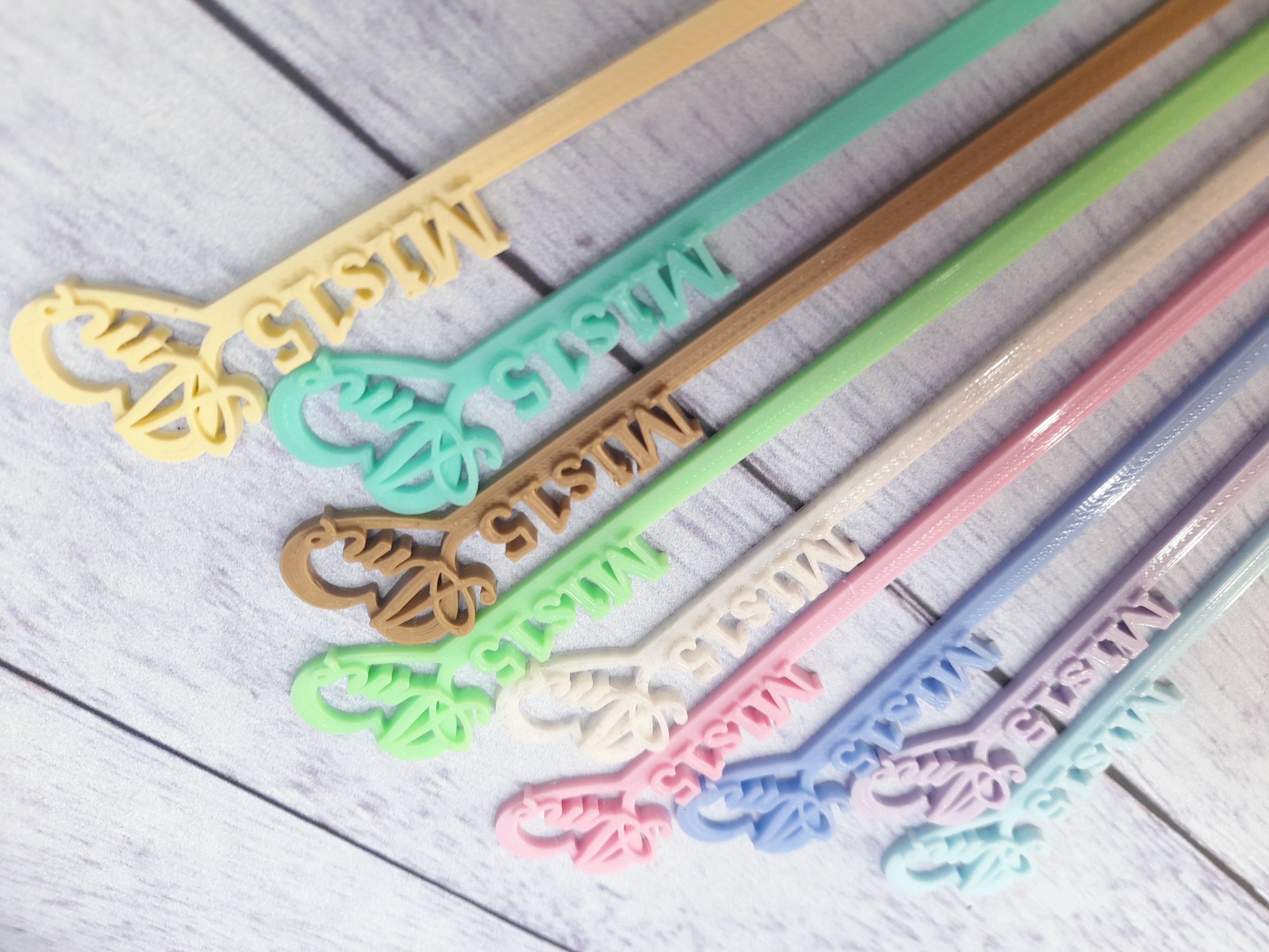 Revolvedores Personalizados Pack x 50 Unidades Color Pastel