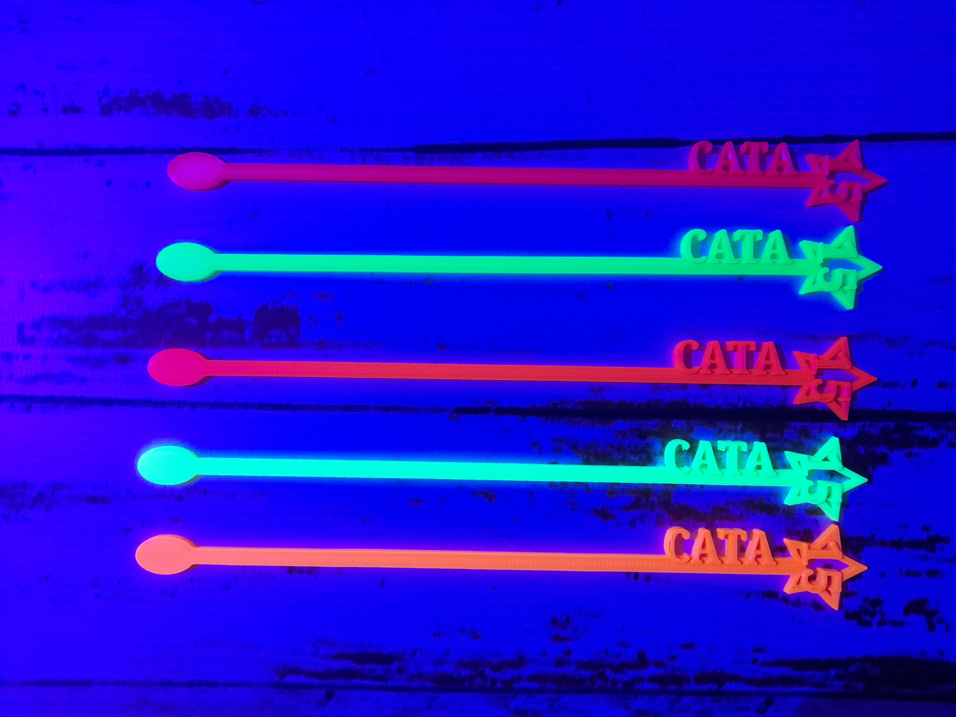 Revolvedores Personalizados x 50 Unidades Color Fluos