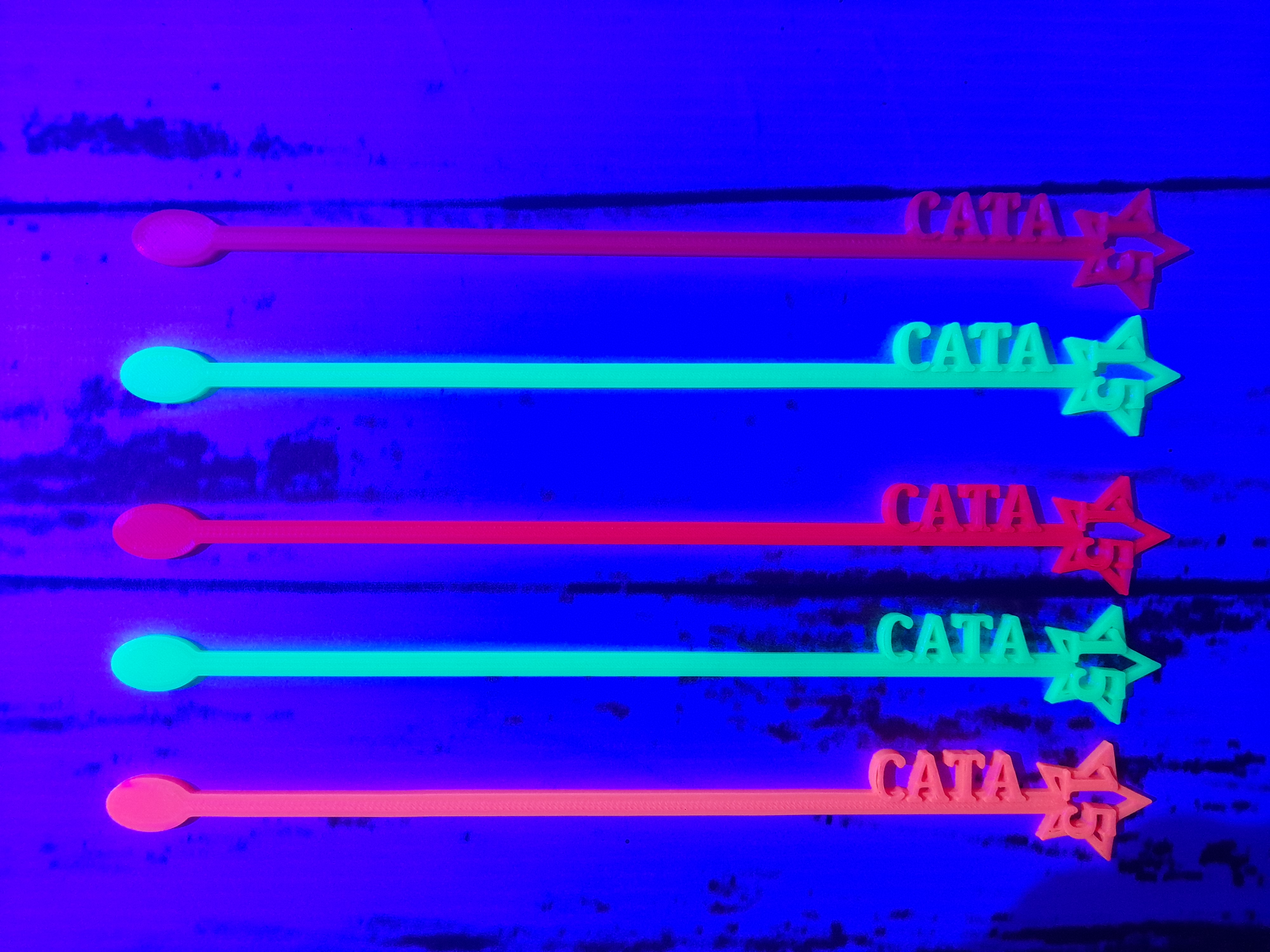 Revolvedores Personalizados x 50 Unidades Color Fluos