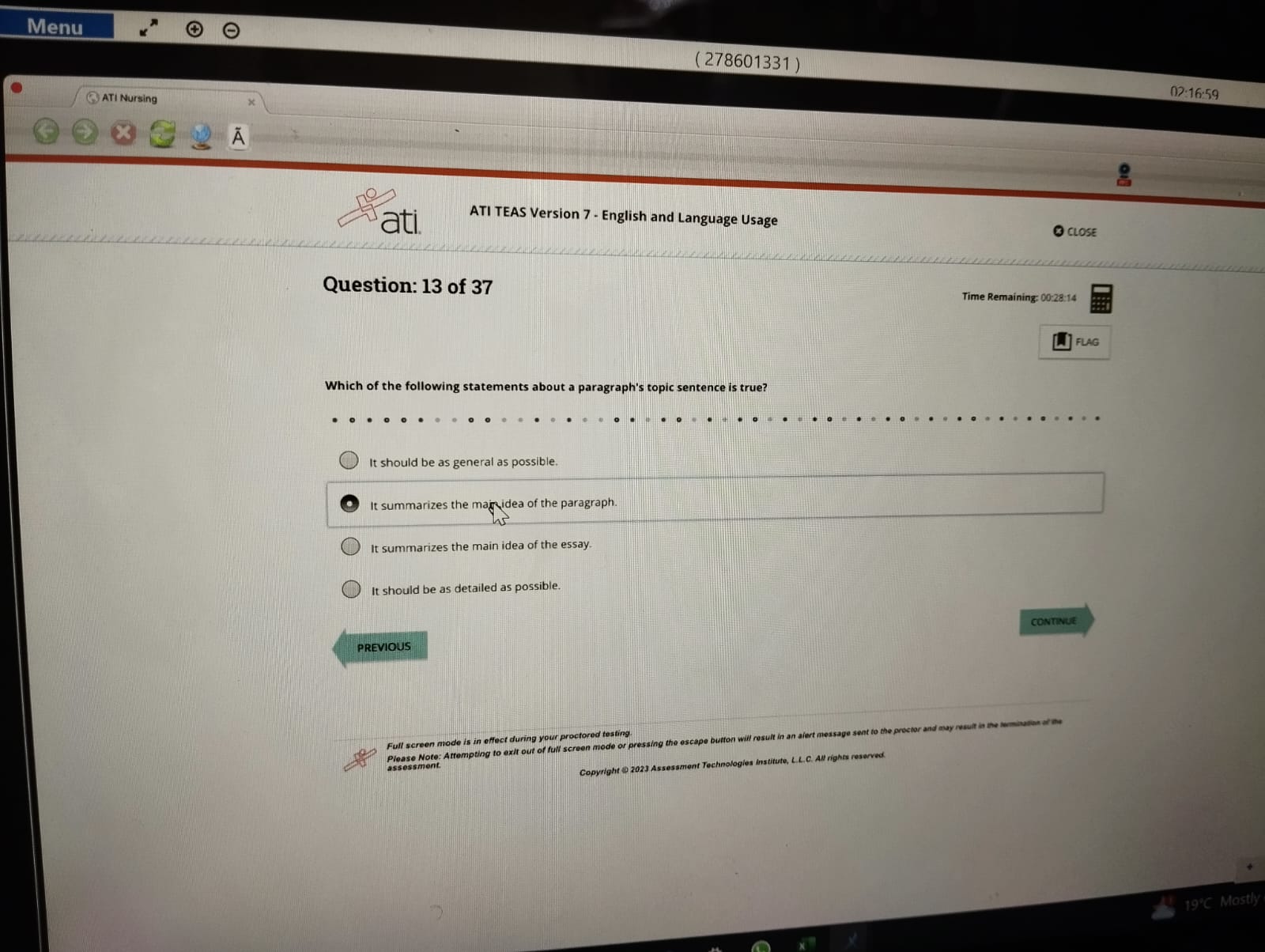 2025 ATI TEAS 7 - English Language and Usage