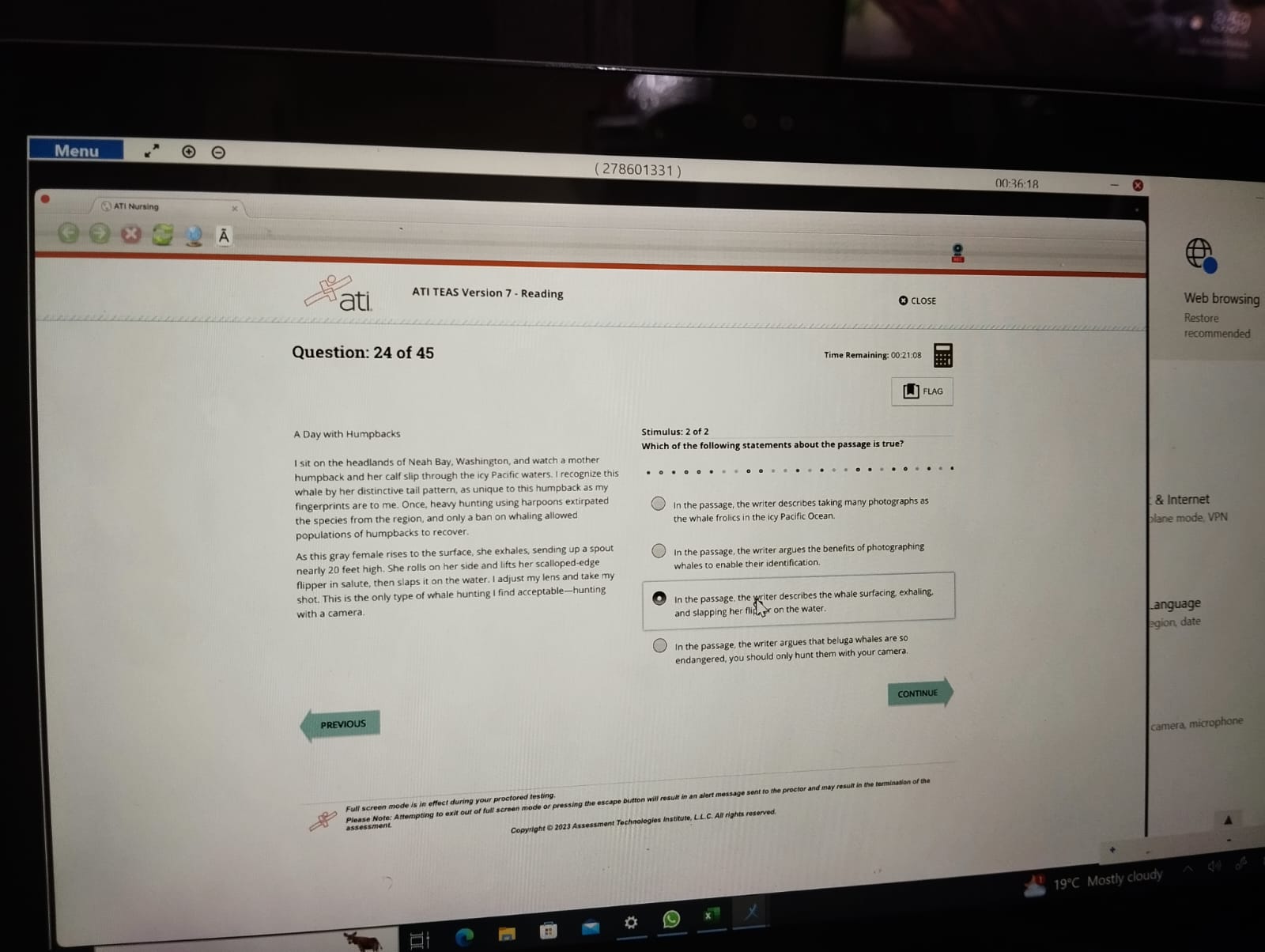 2025 ATI TEAS 7 - Reading