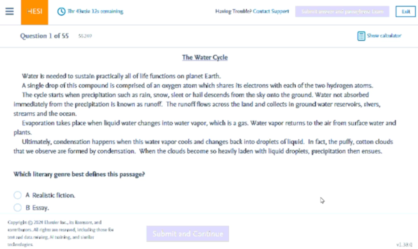 2026 HESI A2 COMPREHENSION