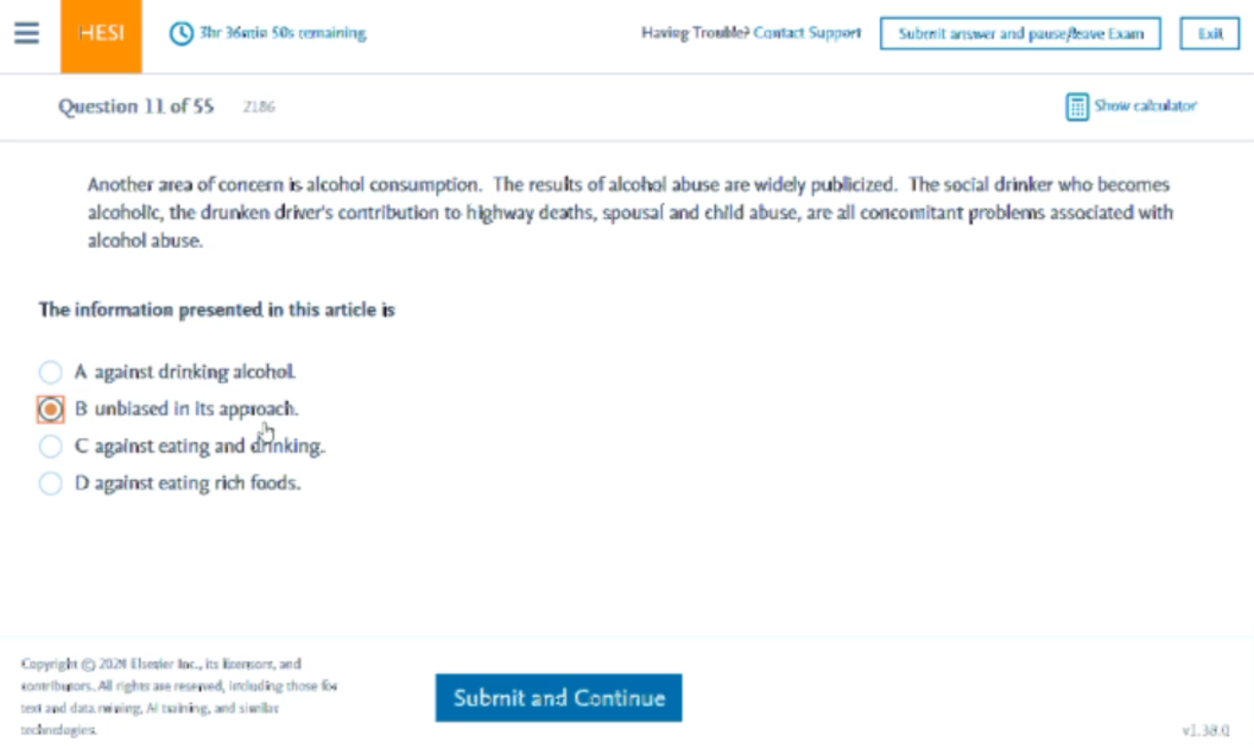 2026 HESI A2 COMPREHENSION