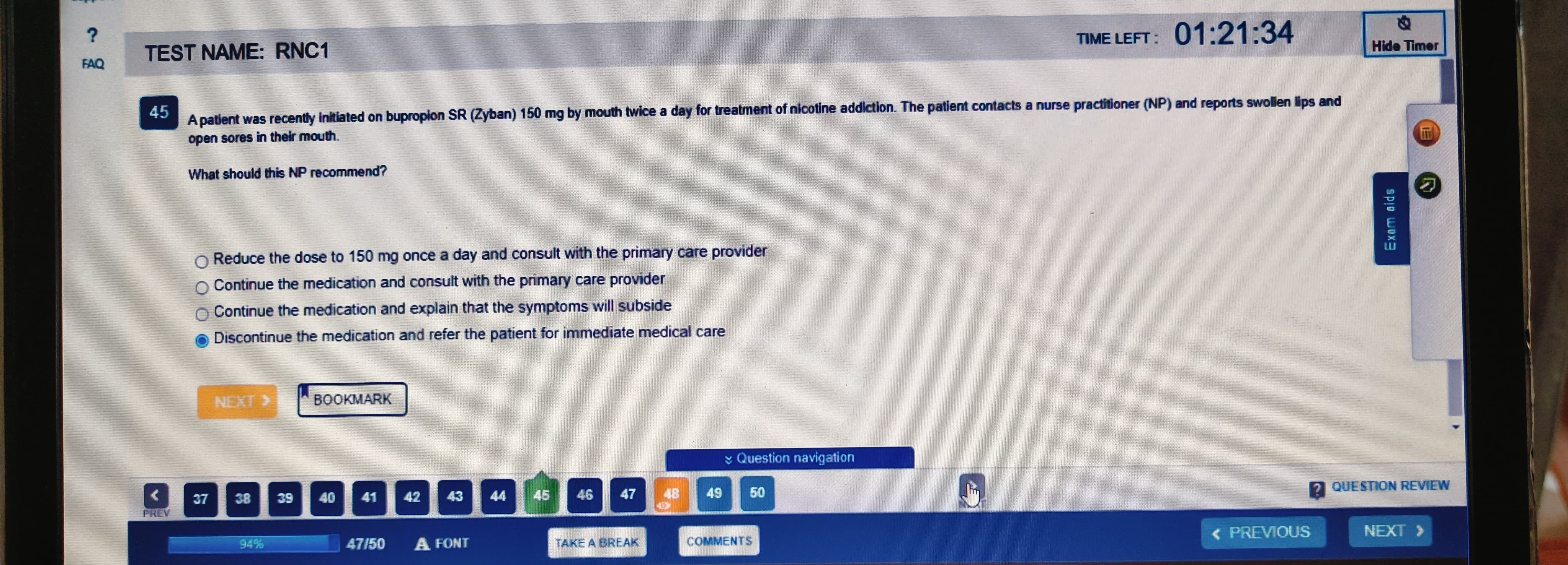 2026 D345 OA1 Psychopharmacology (FIRST ATTEMPT)