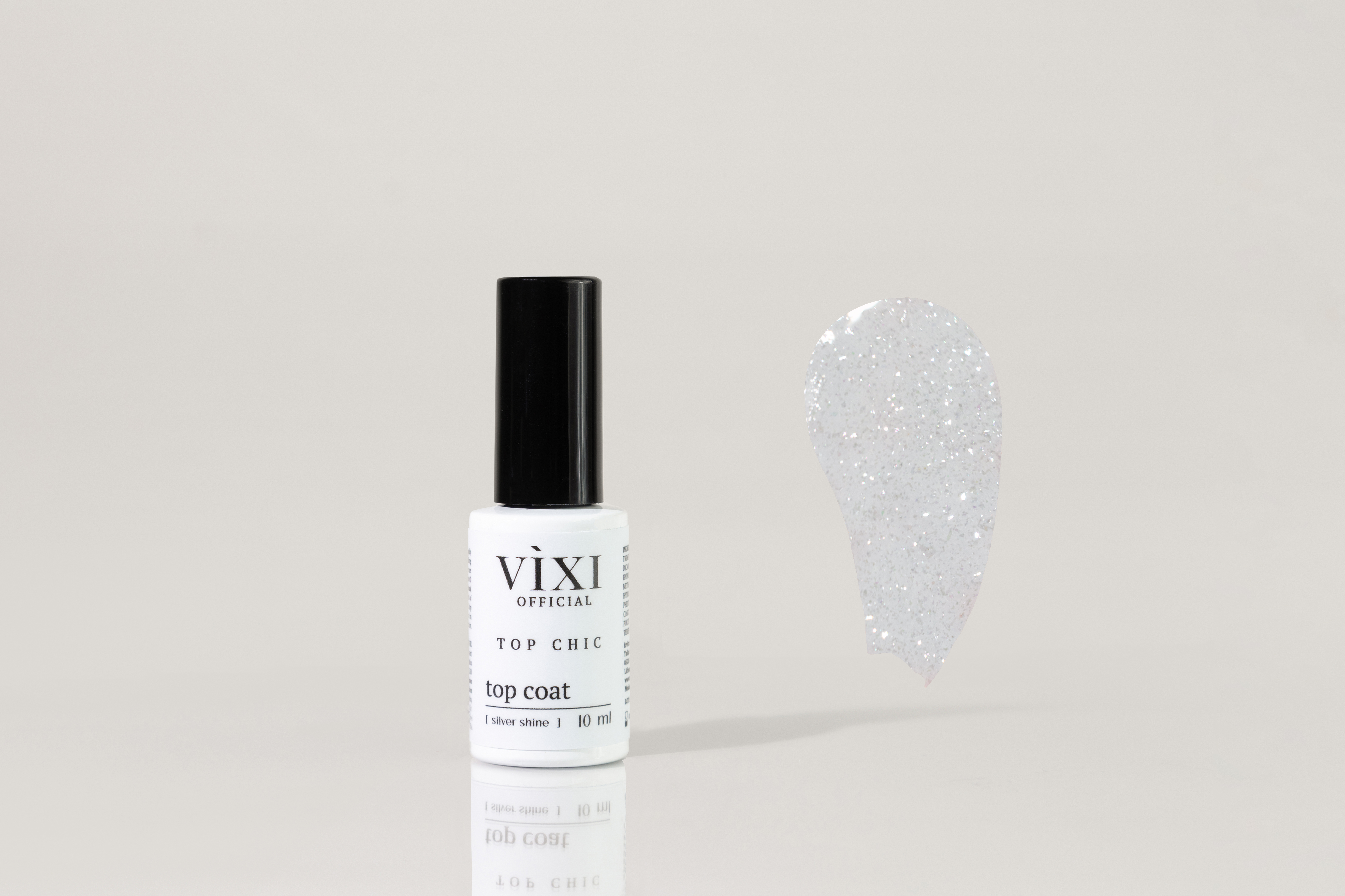 Top CHIC Silver Glitter 10ml VIXI