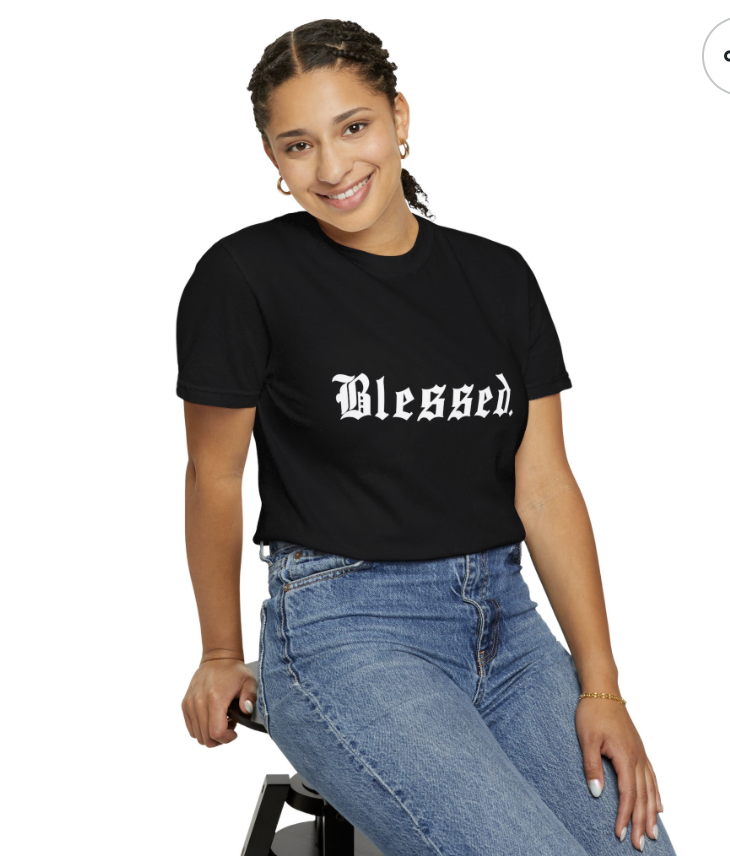 PREVIEW - Blessed. t-shirt - 