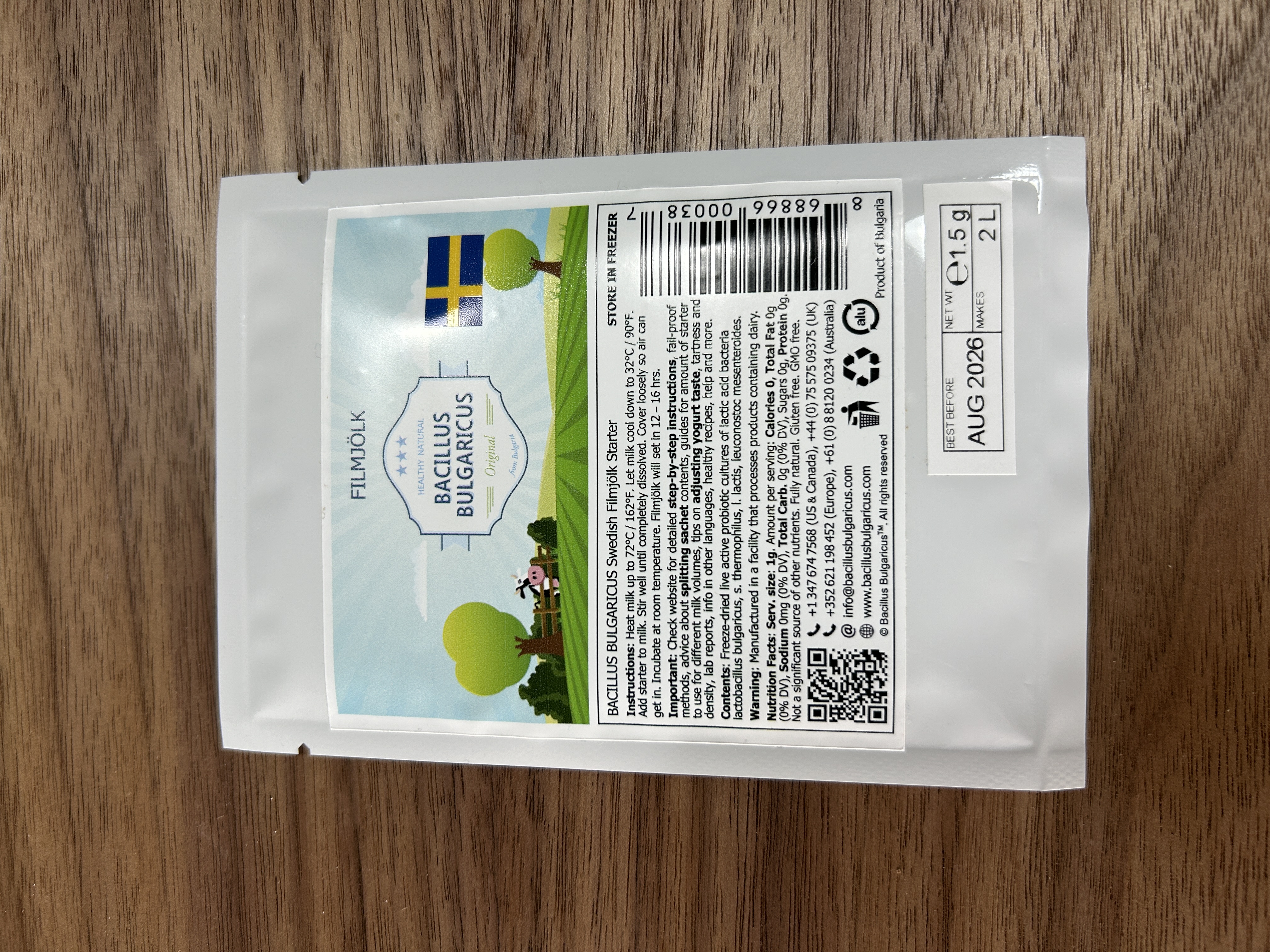 Swedish Filmjolk Yoghurt