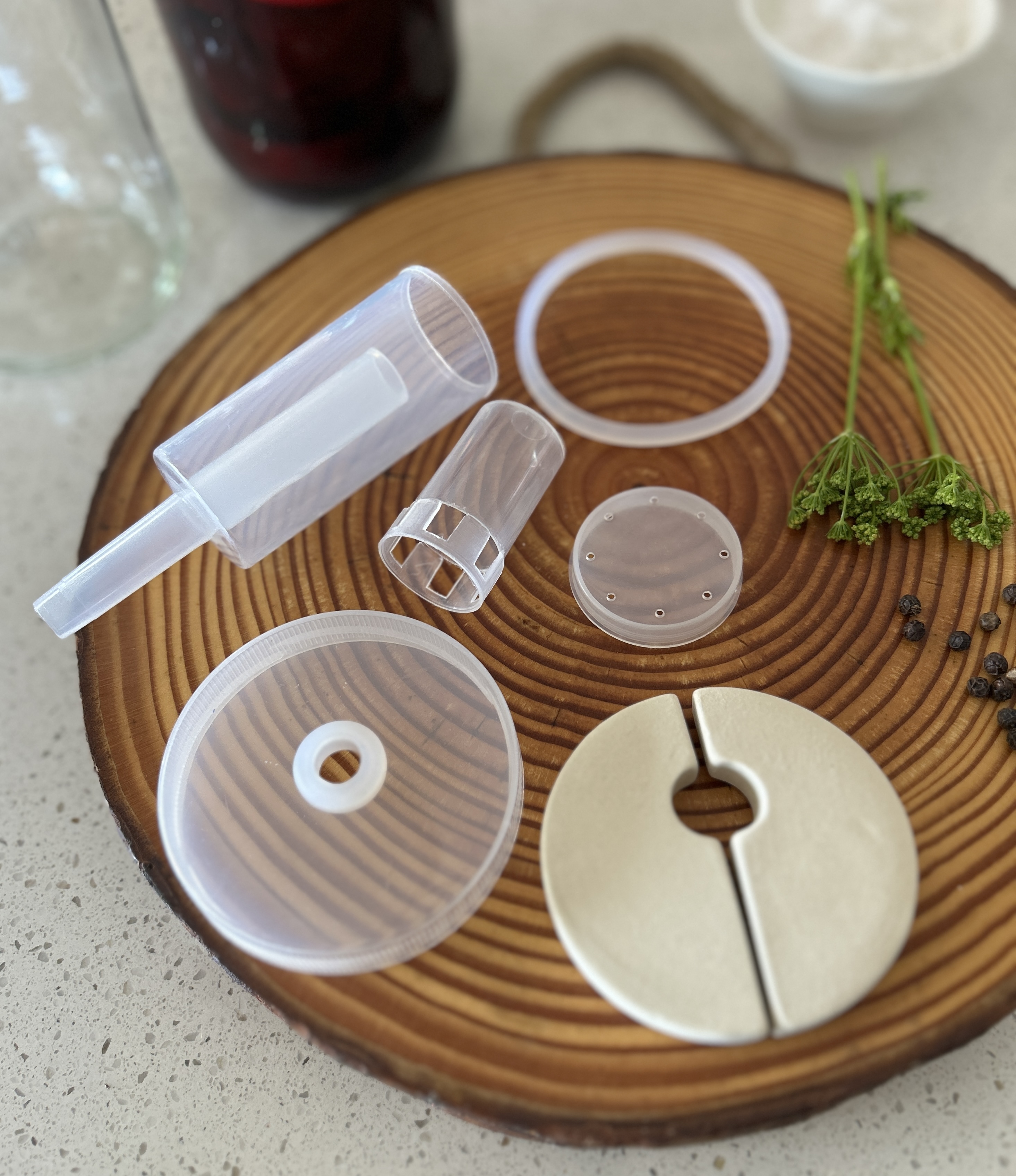 Fermentation Jar Kit with airlock system 750mL