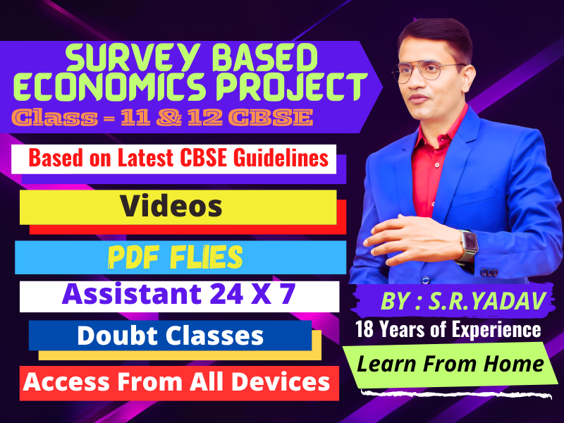 Buy online Survey Based Economics Project 