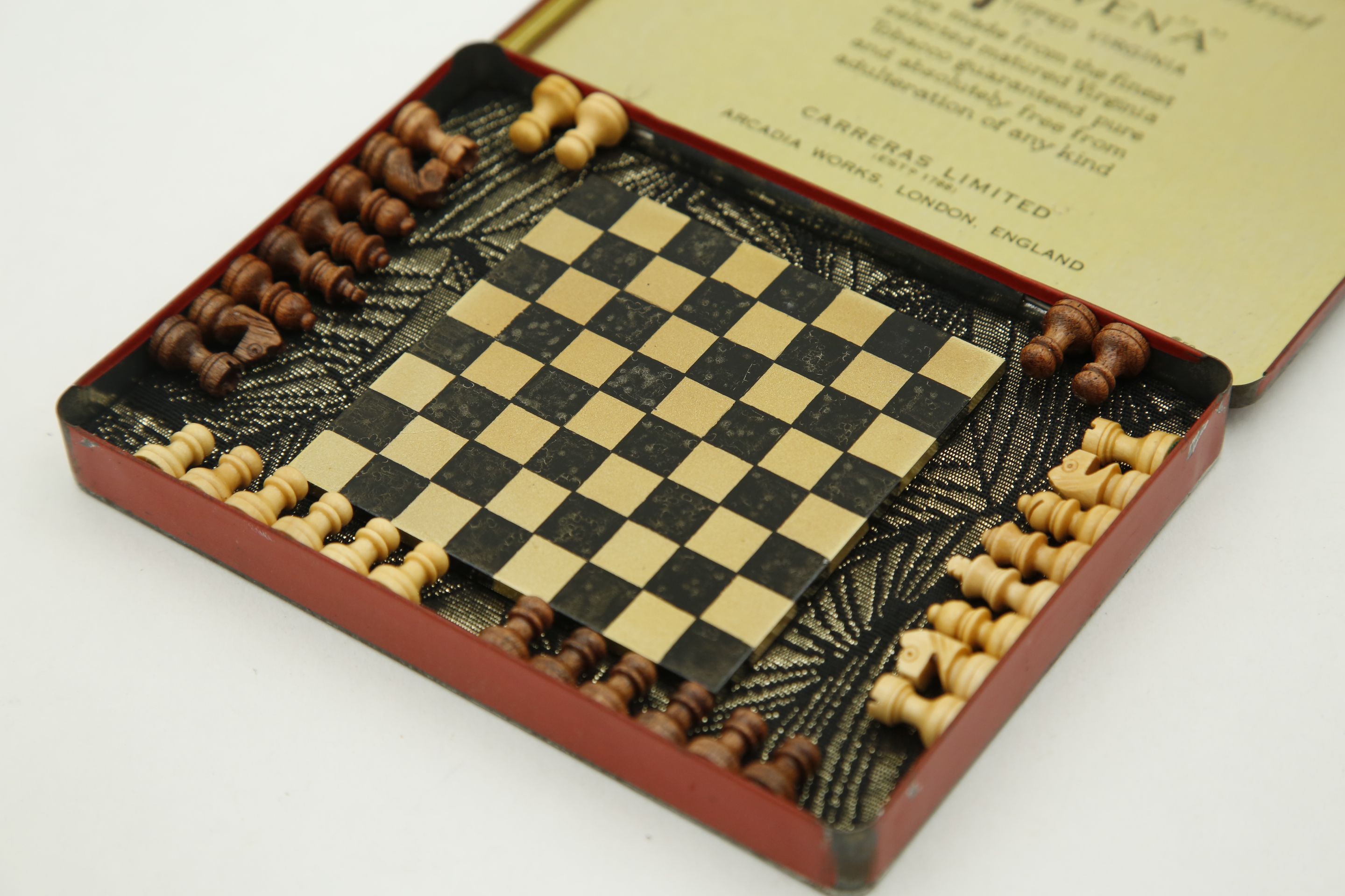 Cigarette Box Chessboard CRAVEN A