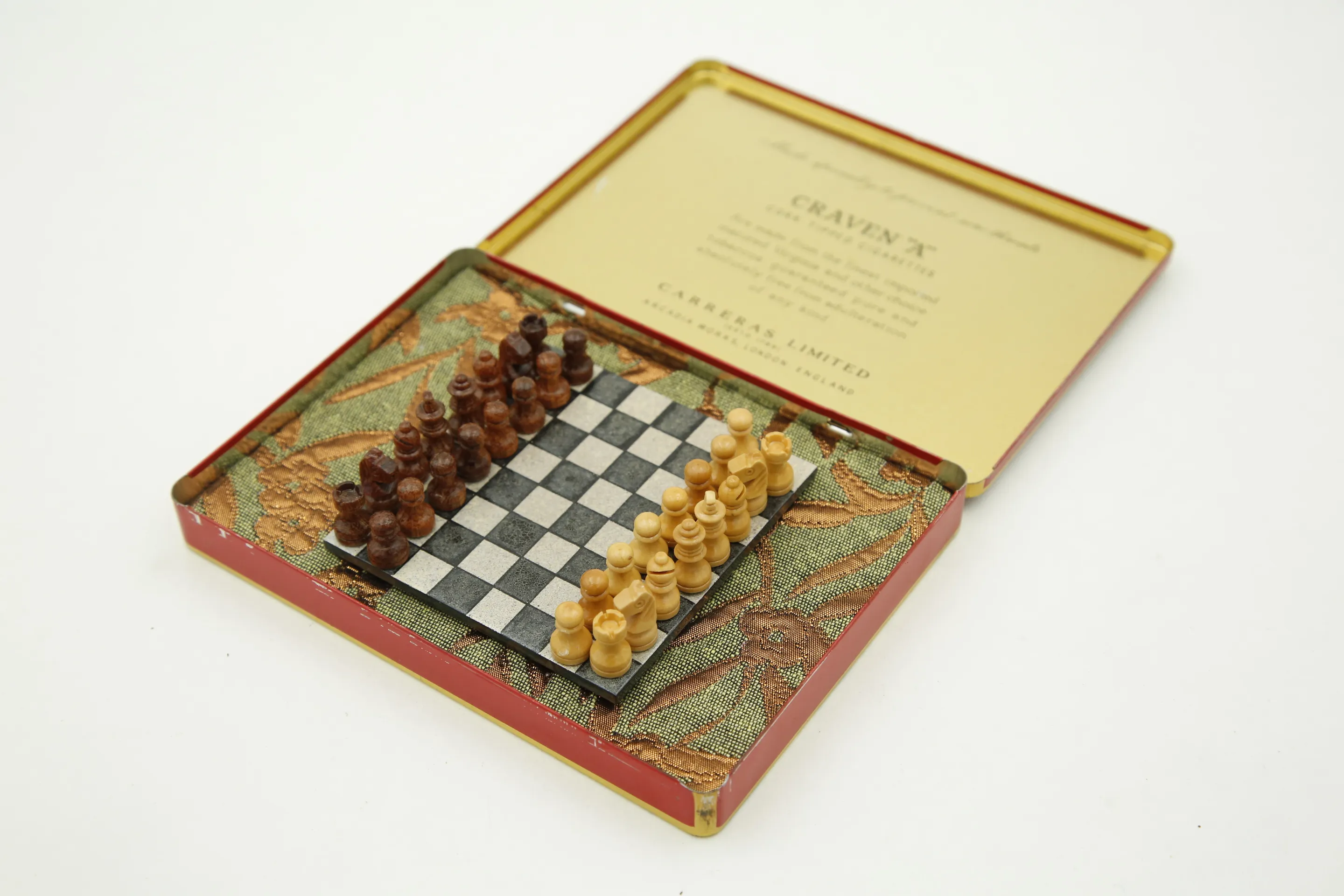 Cigarette Box Chessboard CRAVEN A