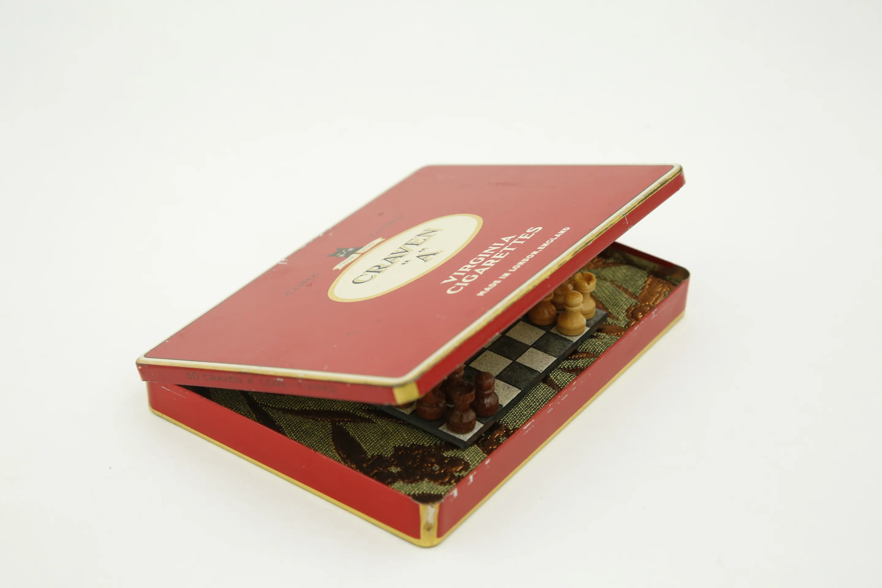 Cigarette Box Chessboard CRAVEN A