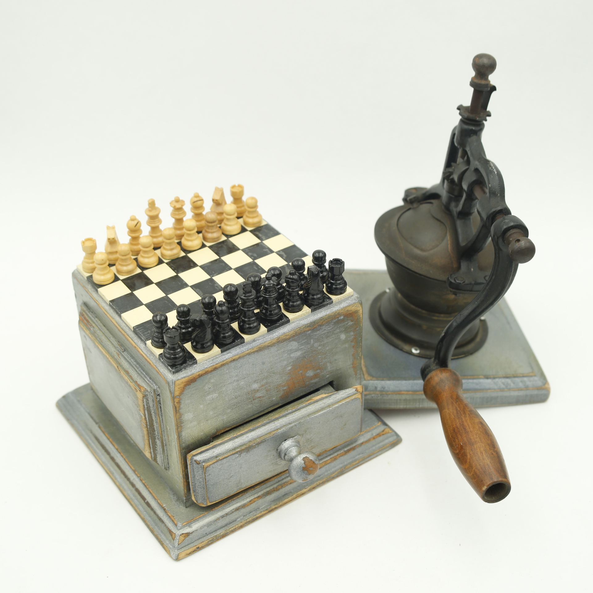 Moulin Gris Métalisé 