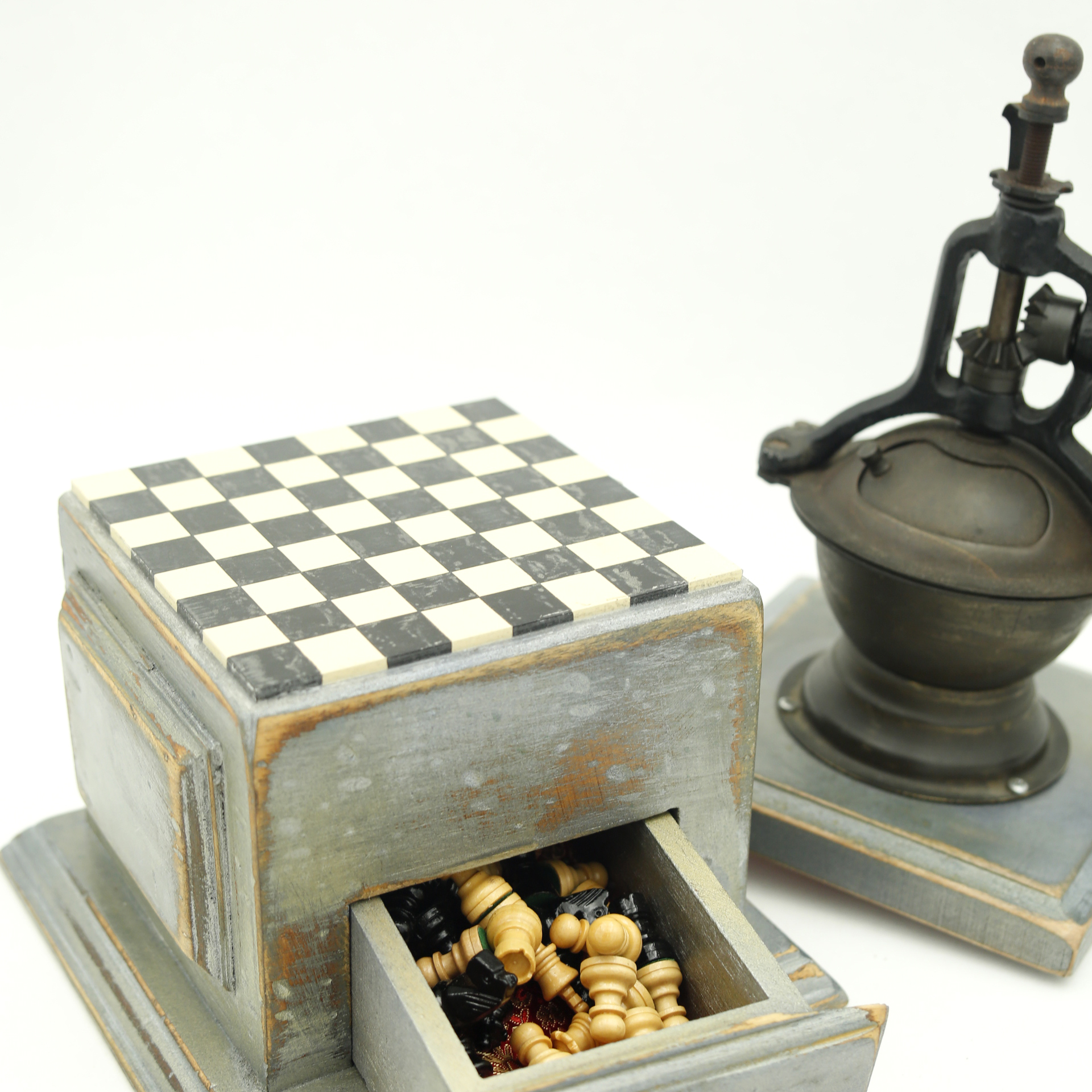 Moulin Gris Métalisé 