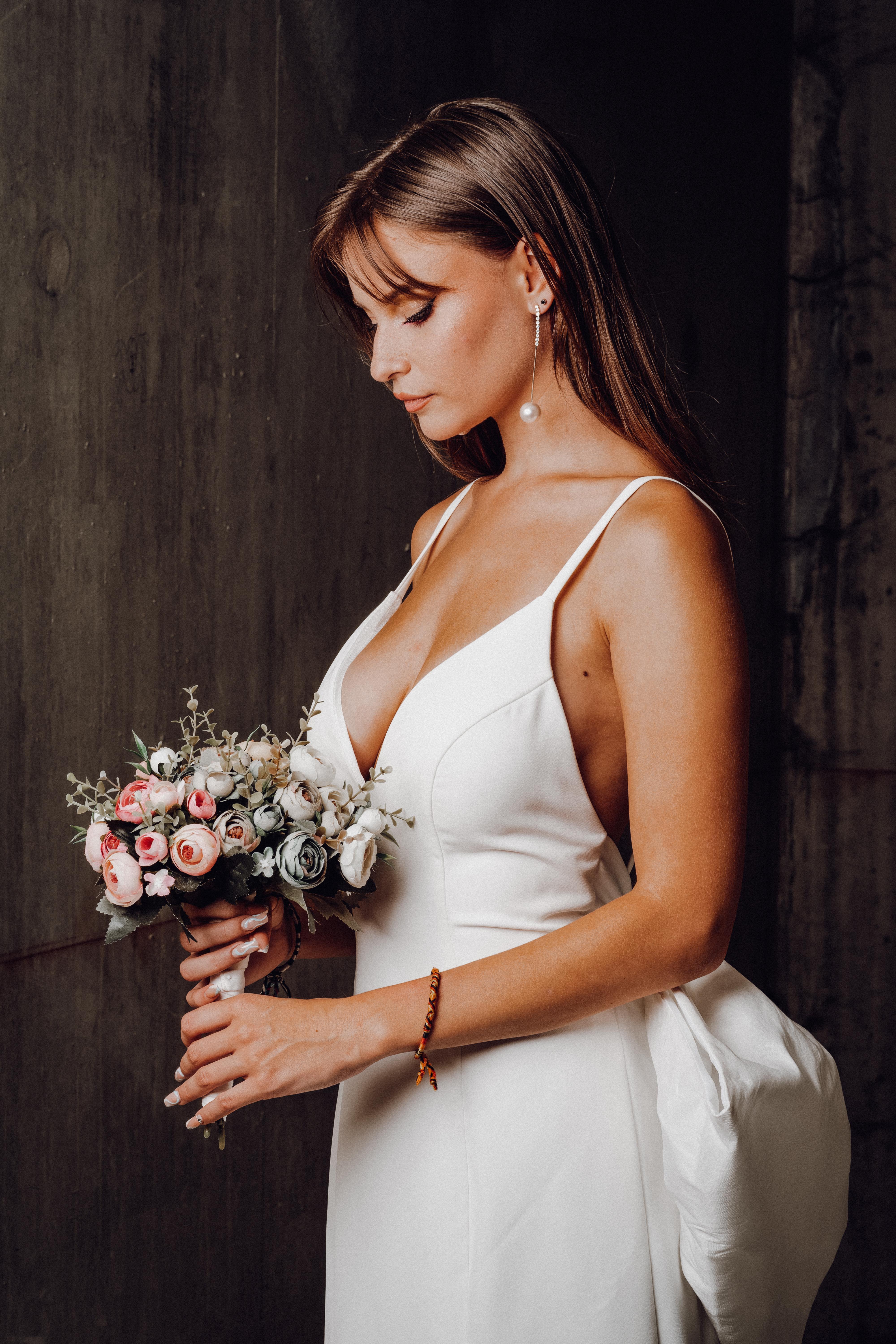 Robe de mariée en crêpe Aurélie