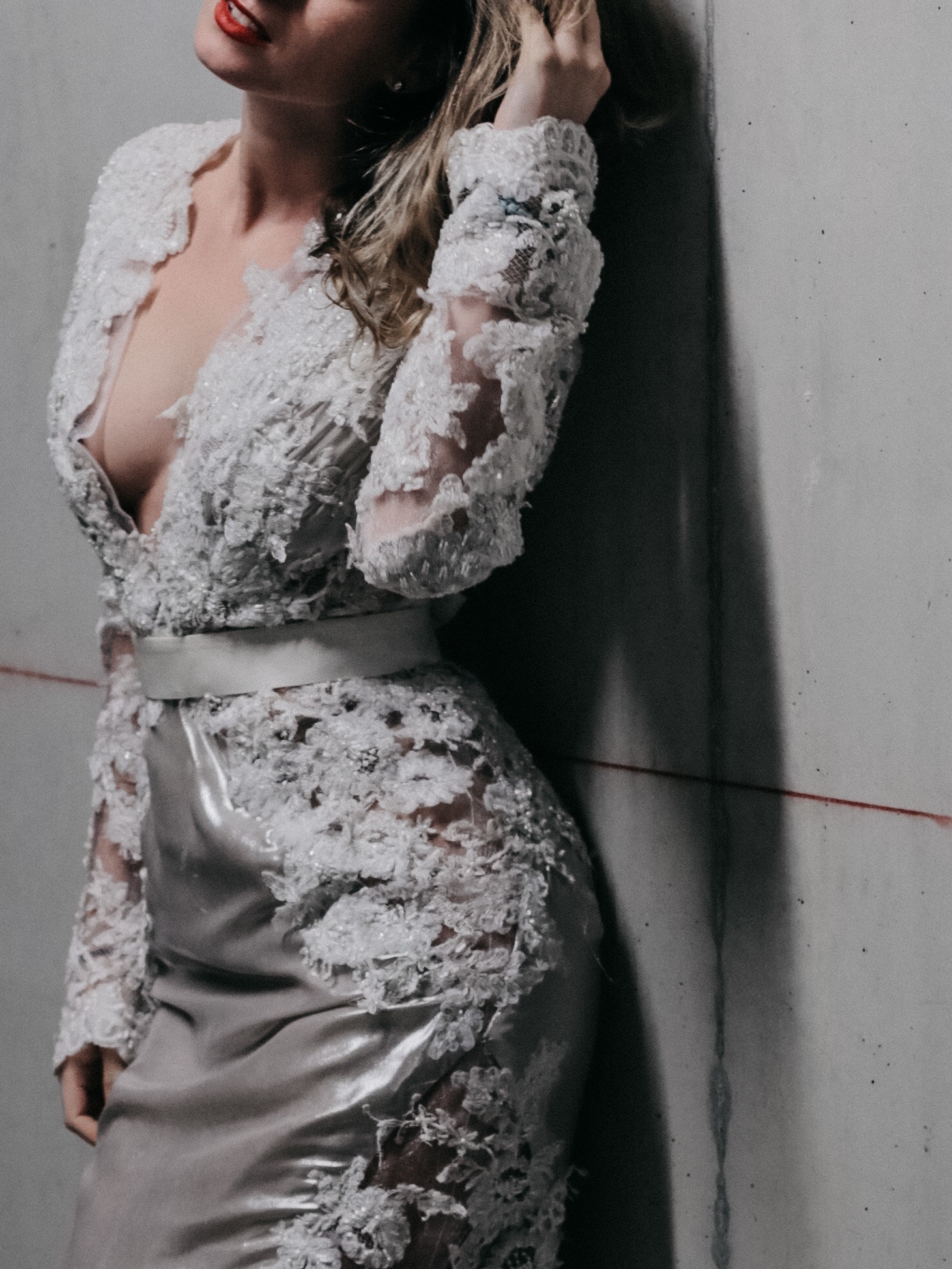 Robe de mariée en dentelle haute couture Elizabeth 