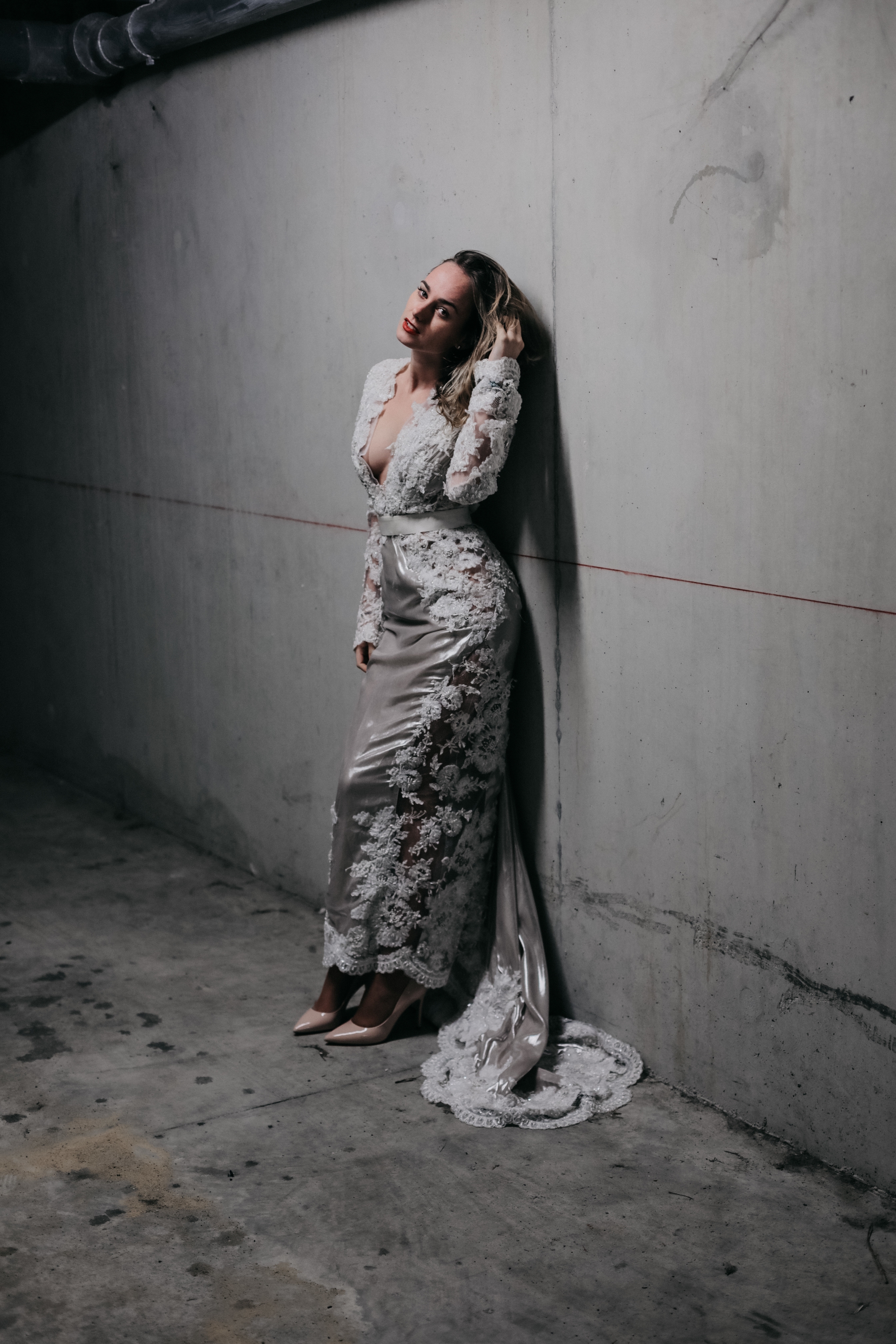 Robe de mariée en dentelle haute couture Elizabeth
