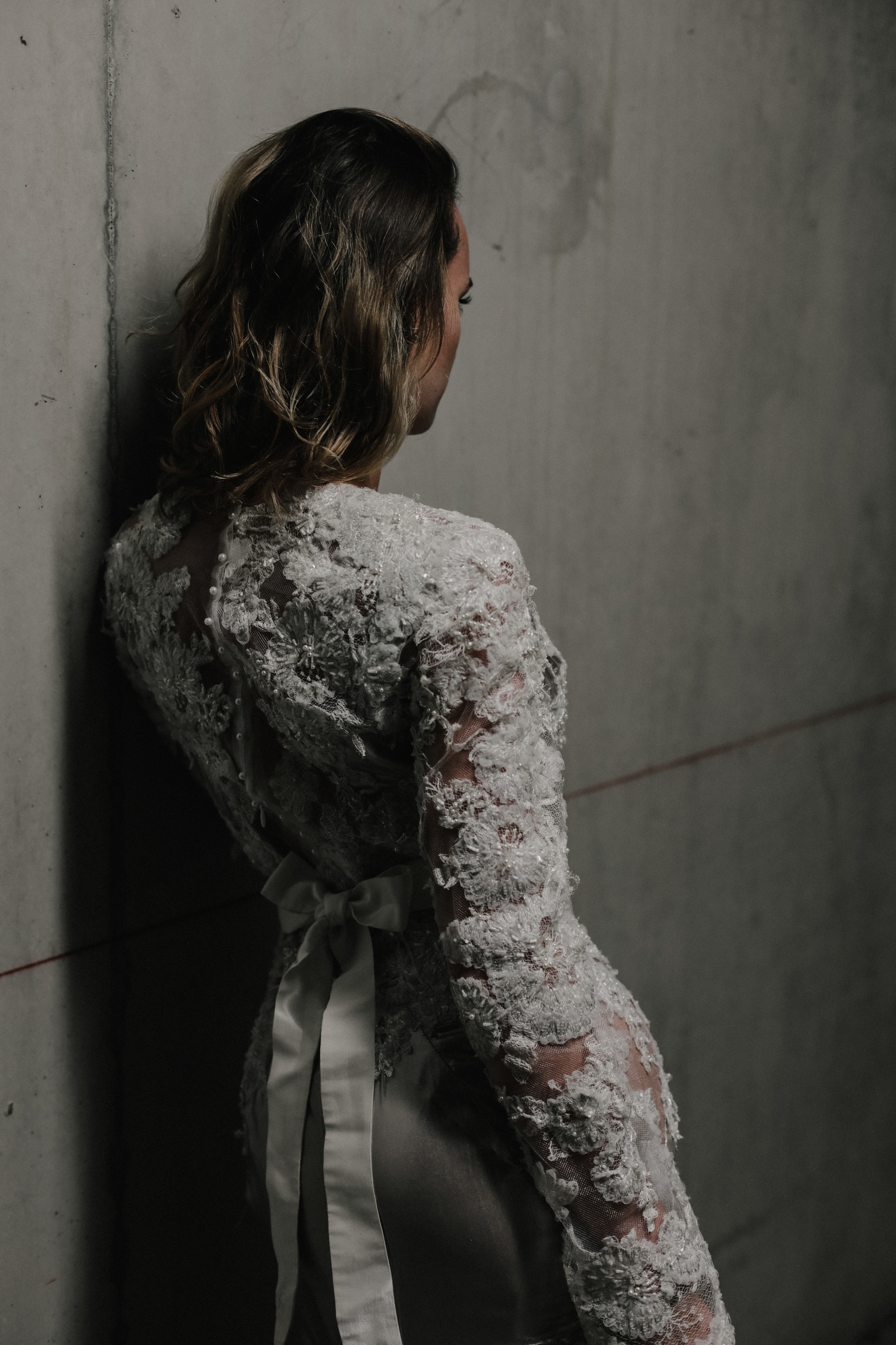Robe de mariée en dentelle haute couture Elizabeth 