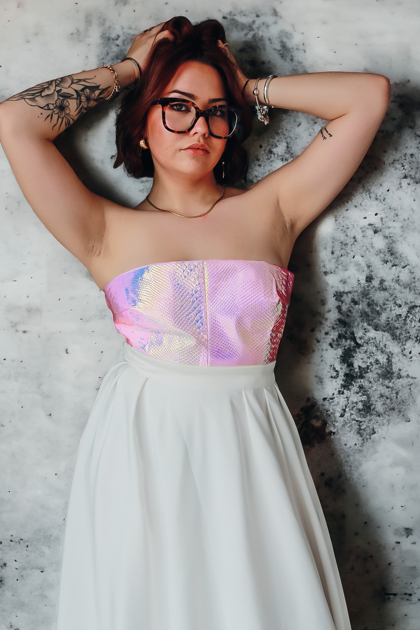 Bustier de mariage en vinyle Aurora