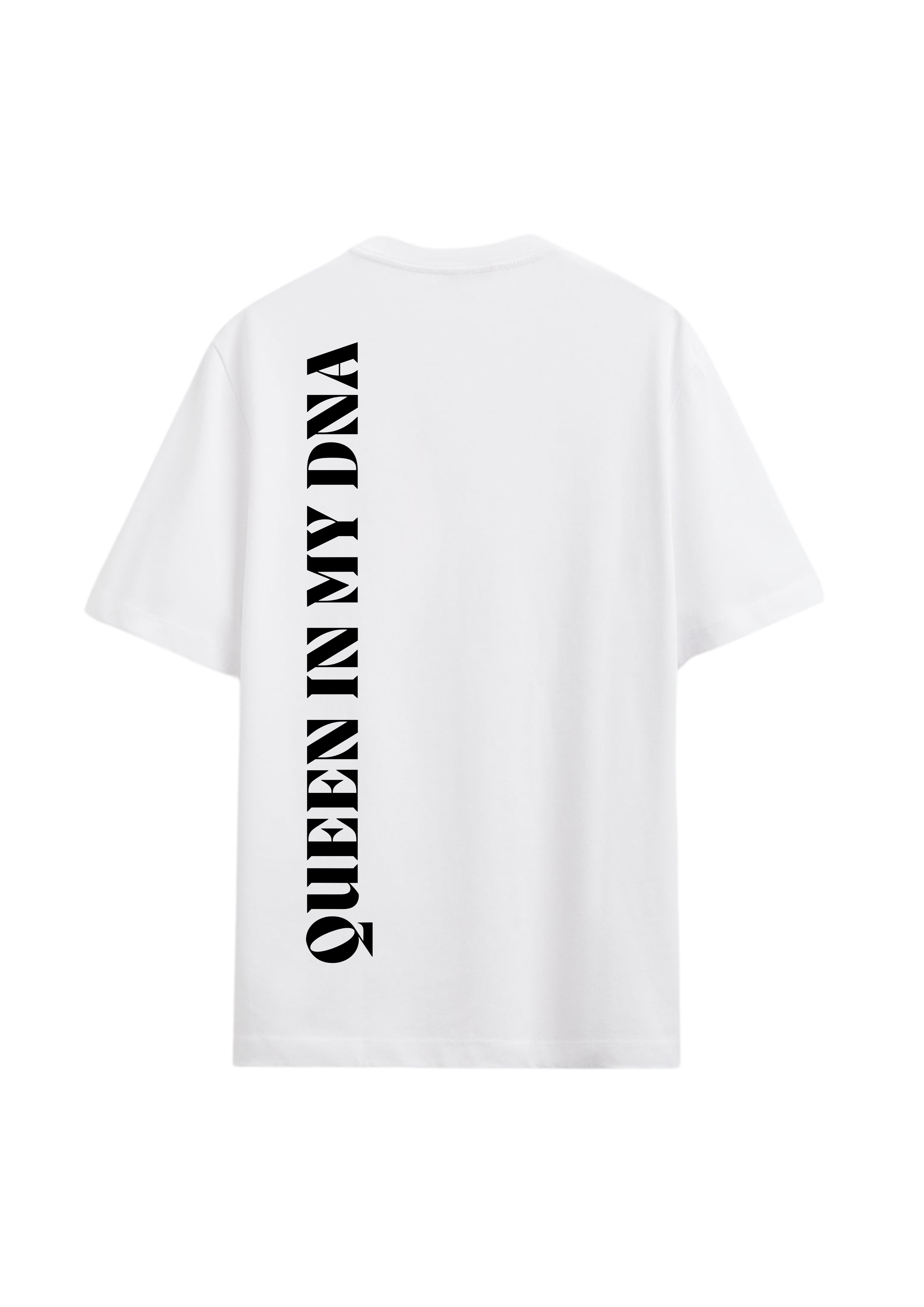 Tee-shirt oversize en coton Queen in my DNA