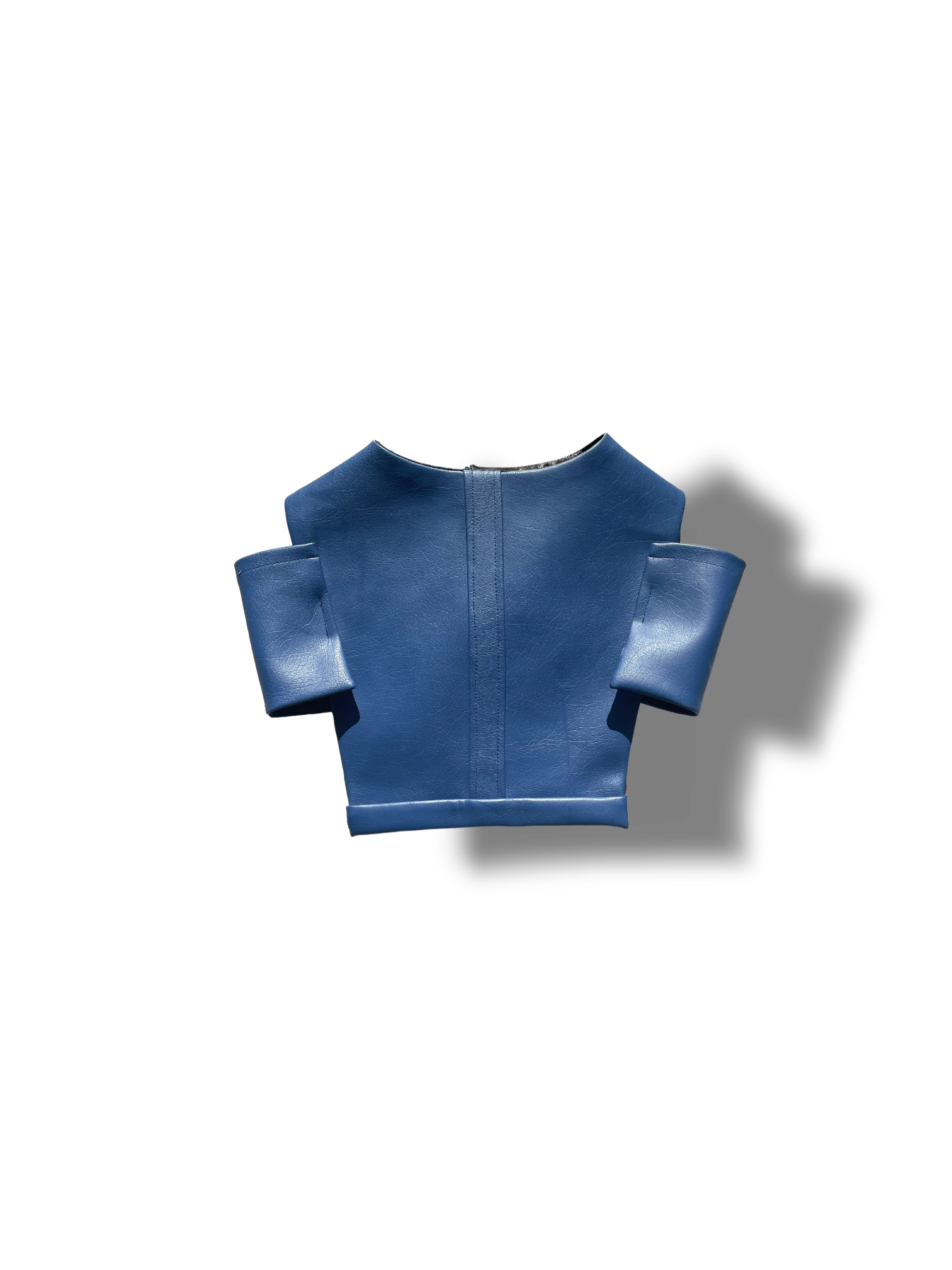 Veste courte en simili cuir April