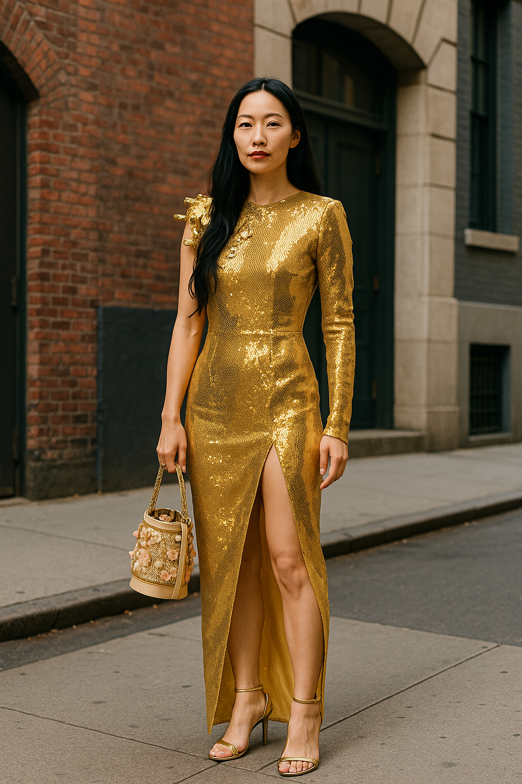 Robe “Solstice” – Édition Lumière