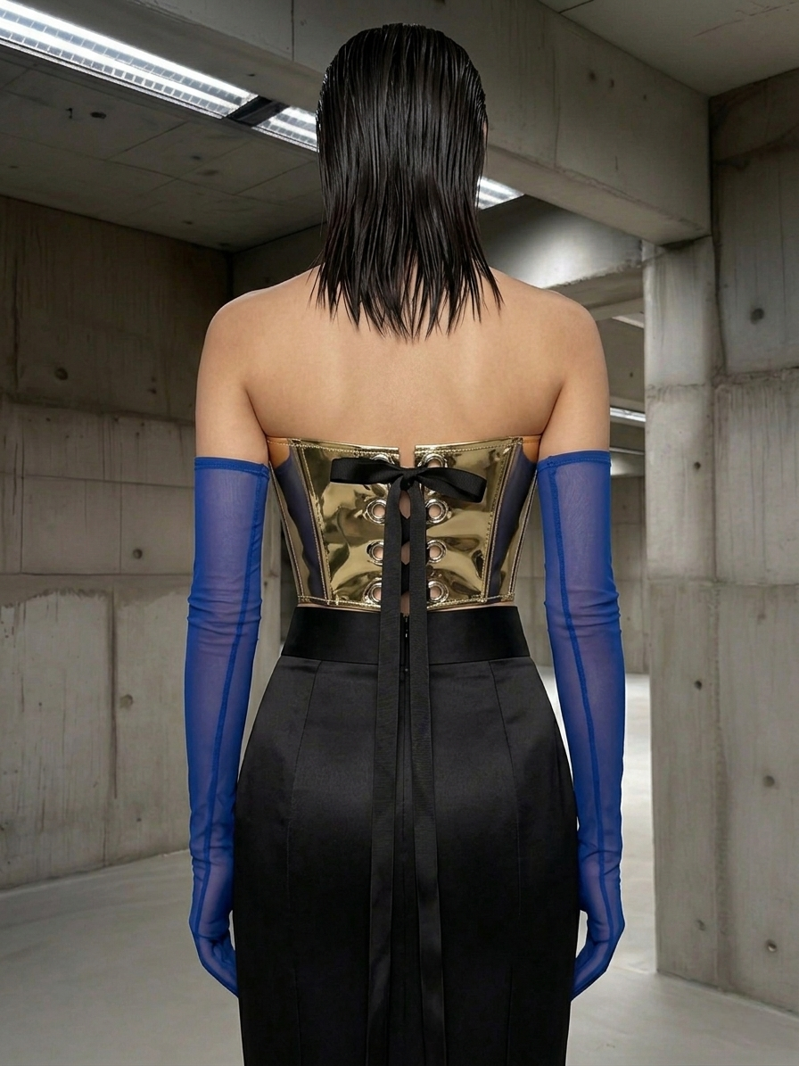 WHITNEY - Bustier mirroir architecturale