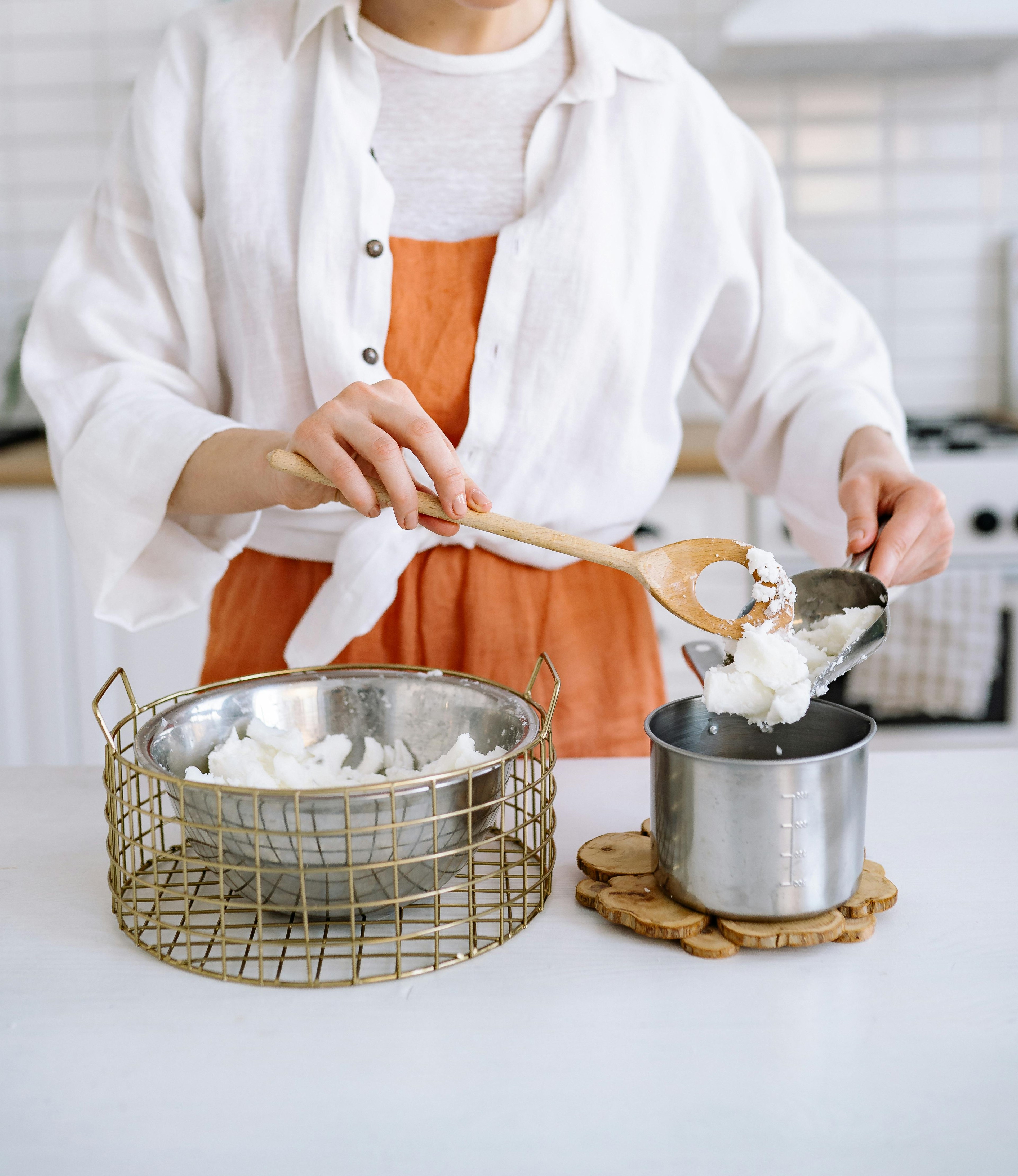 Bougie parfumée à l'orange et à la cannelle