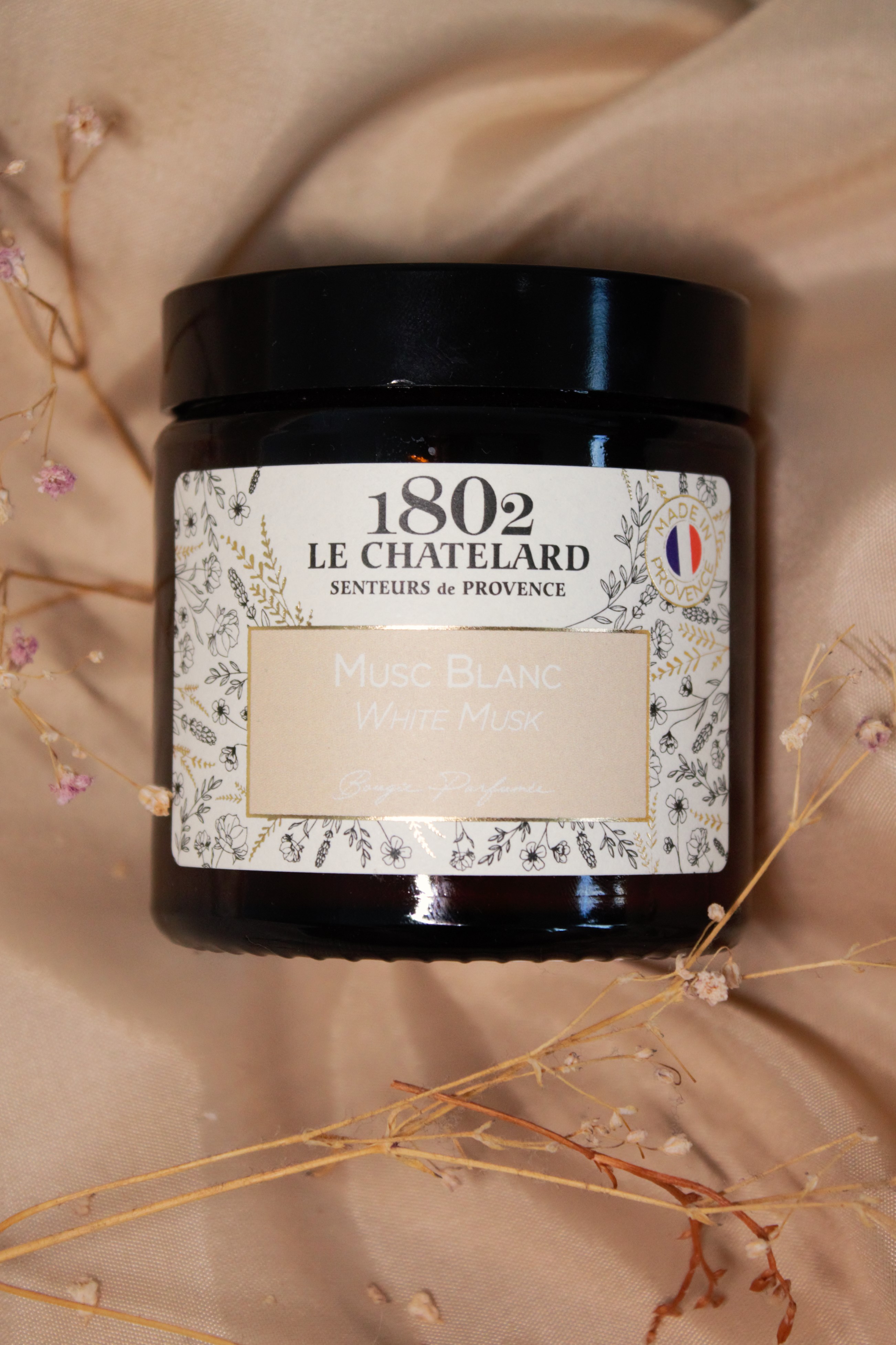 Bougie parfumée au musc blanc
