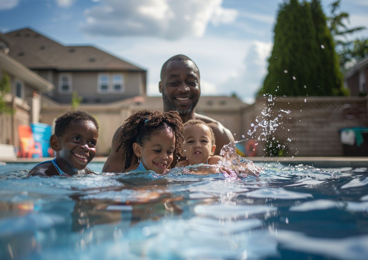Family swimming pool