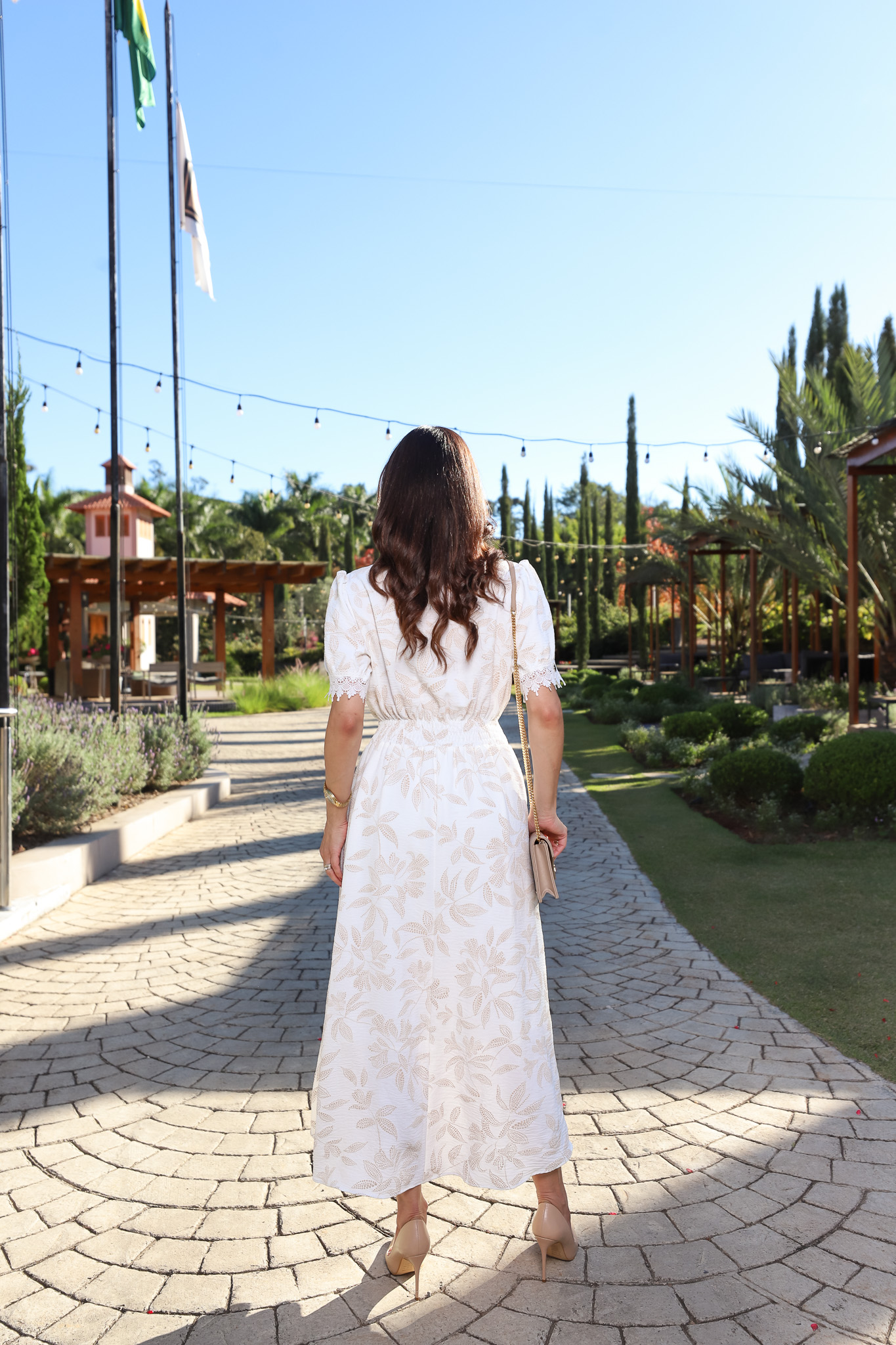 Vestido Midi Off Floral