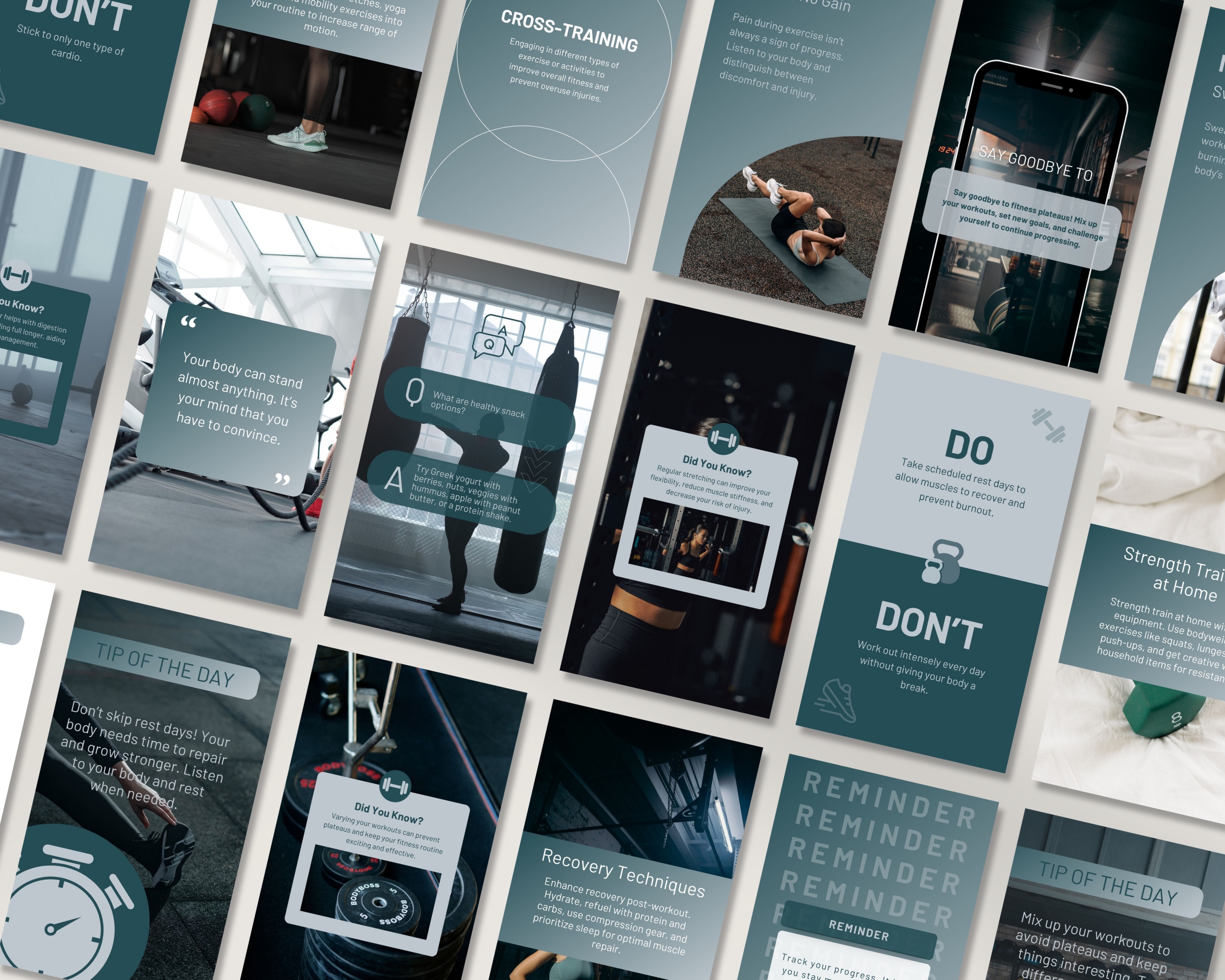 50 Ready-To-Post Personal Trainer Instagram Story Templates