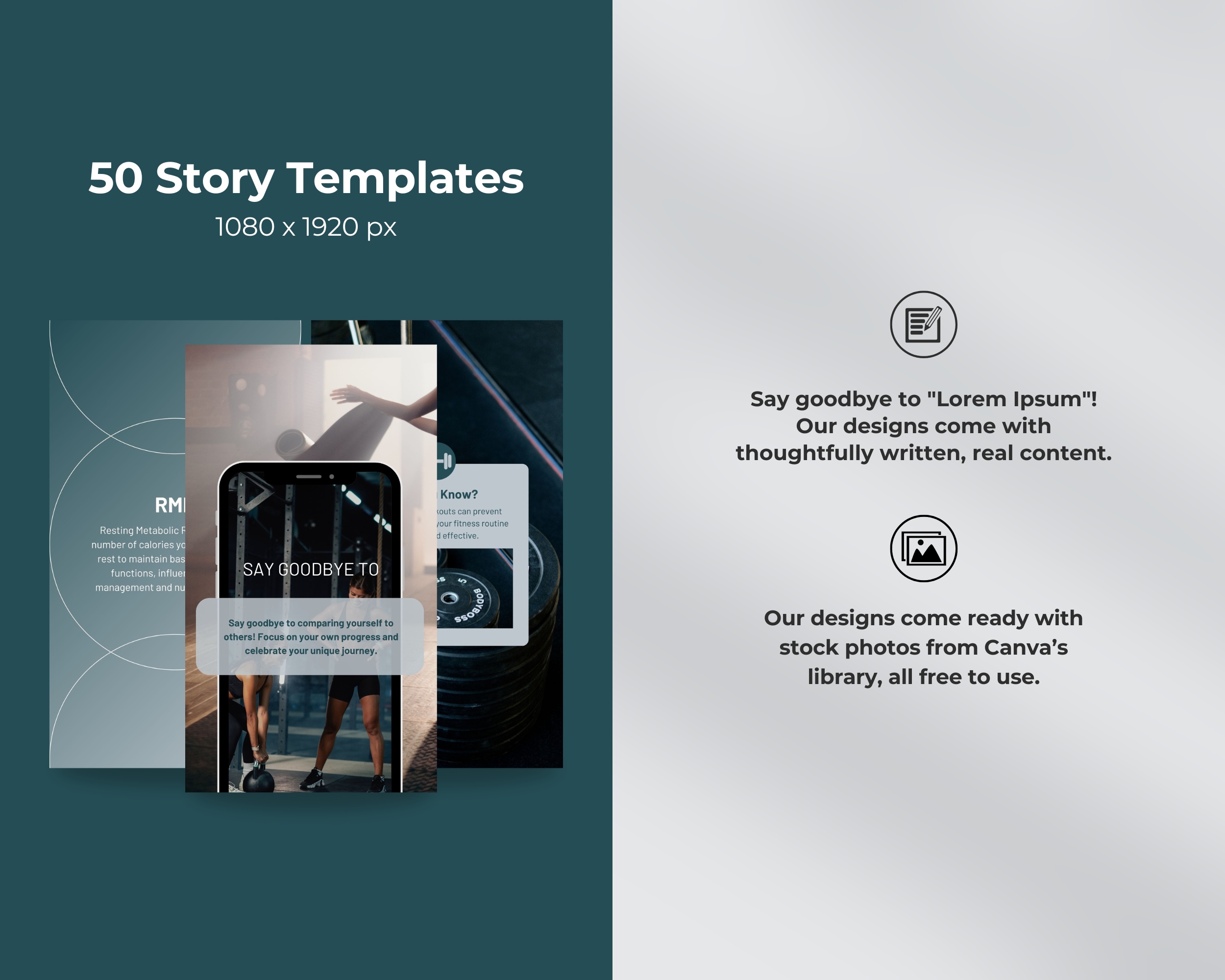 50 Ready-To-Post Personal Trainer Instagram Story Templates