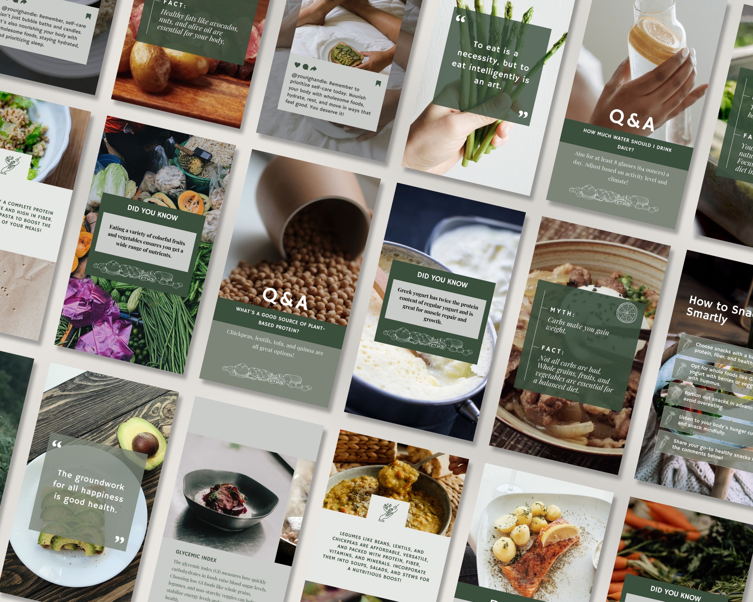 50 Ready-To-Post Nutritionist Instagram Story Templates