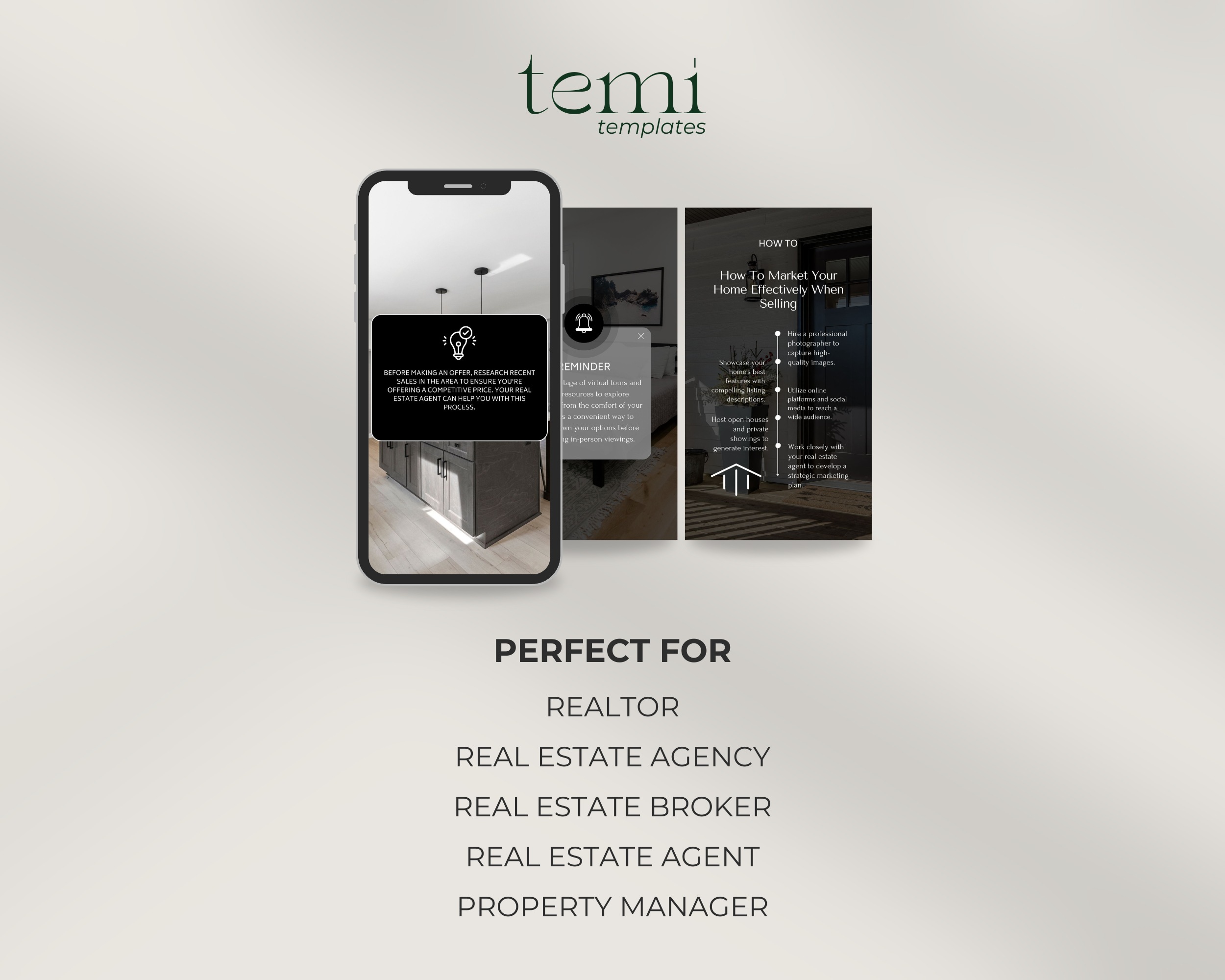 50 Ready-To-Post Realtor Instagram Story Templates