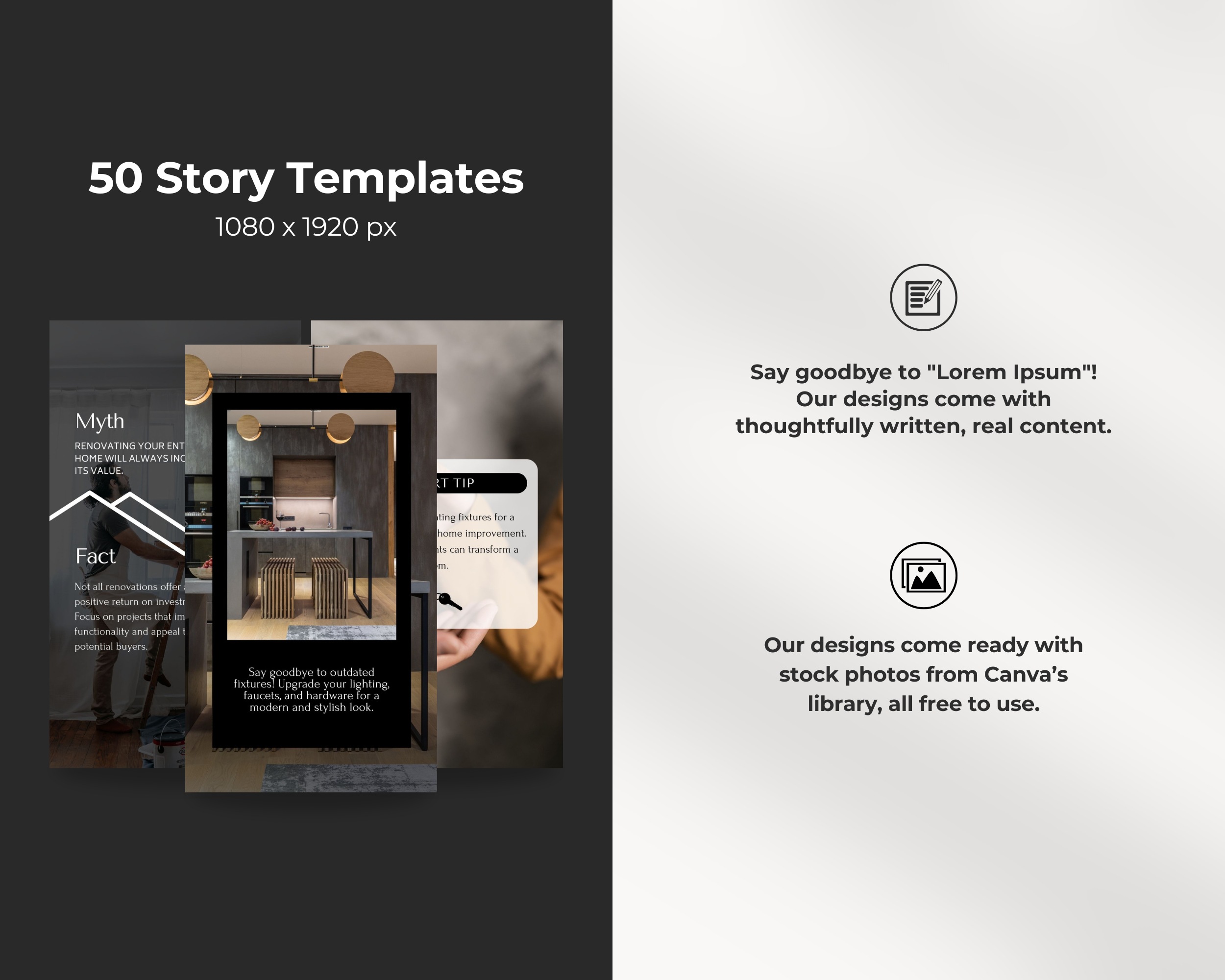 50 Ready-To-Post Realtor Instagram Story Templates
