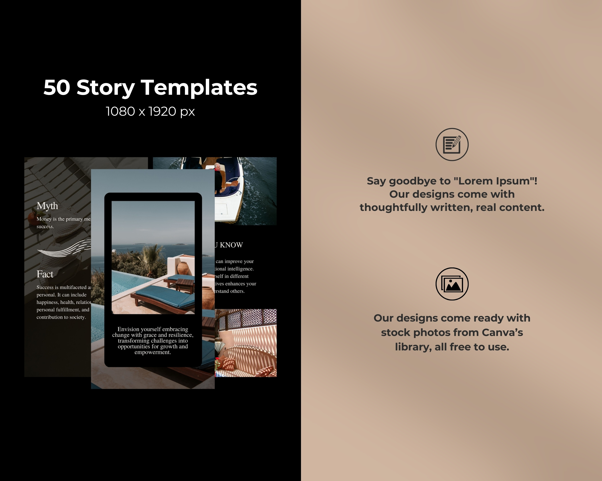 50 Ready-To-Post Life Coach Instagram Story Templates