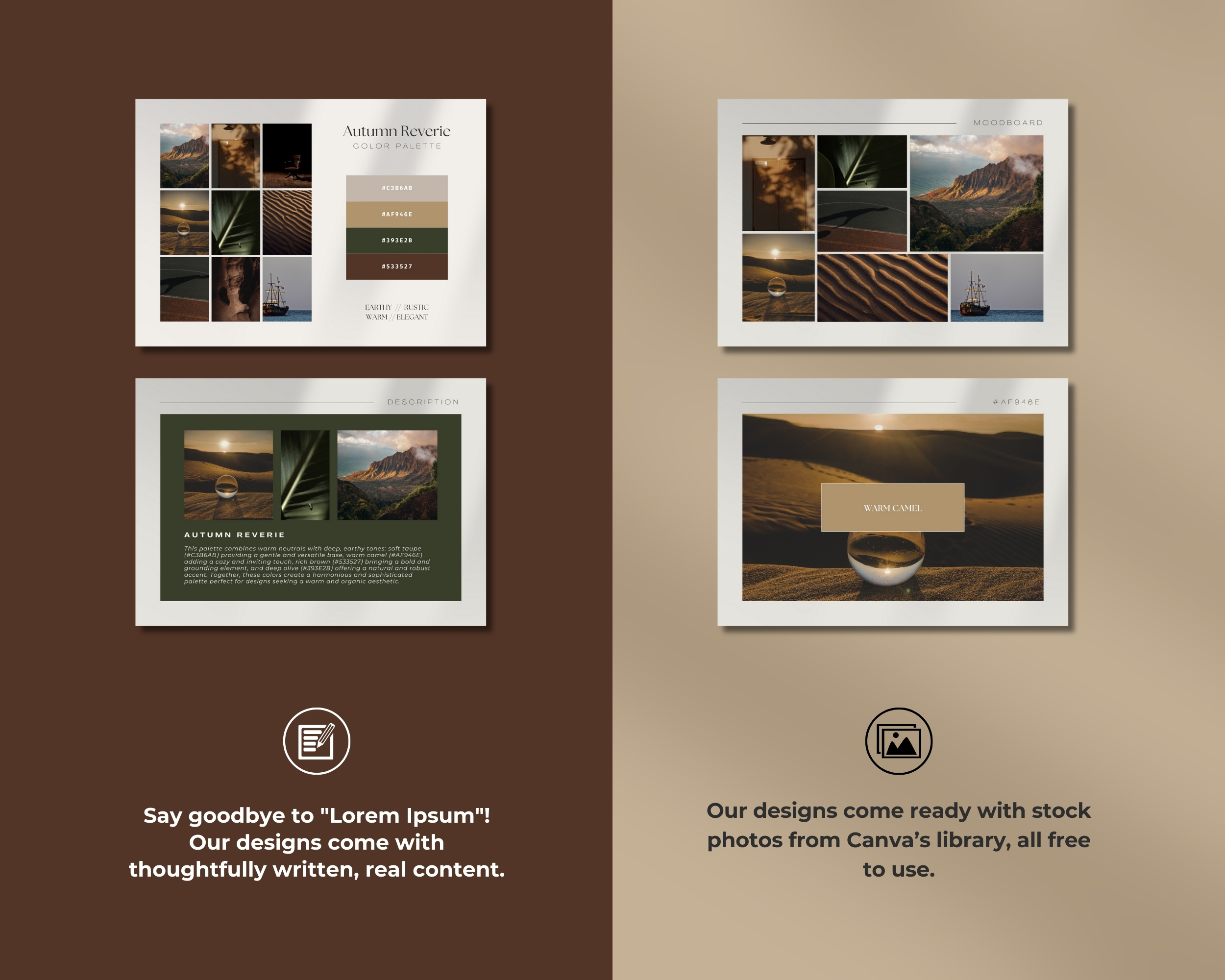 Autumn Reverie Digital Color Palette