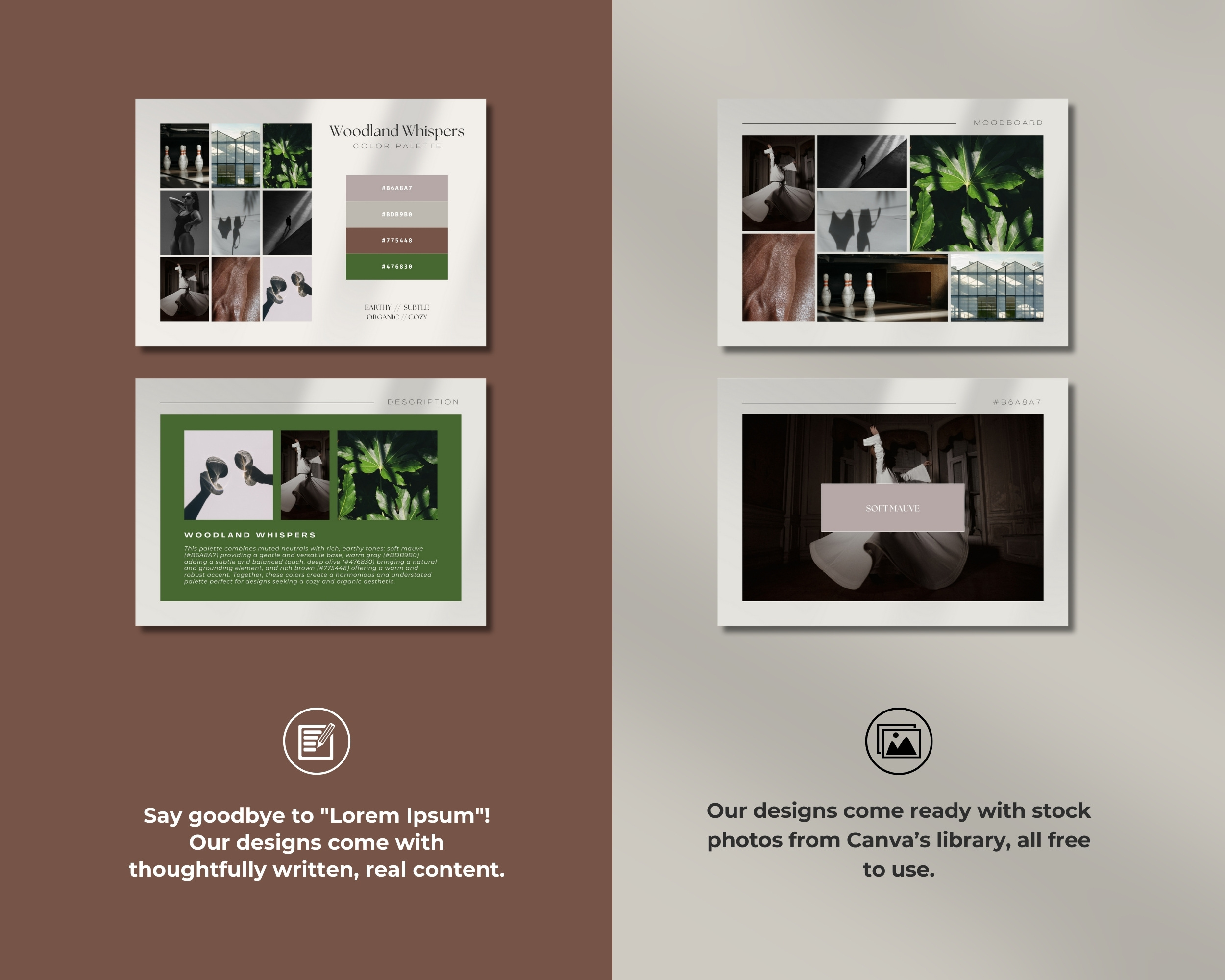 Woodland Whispers Digital Color Palette