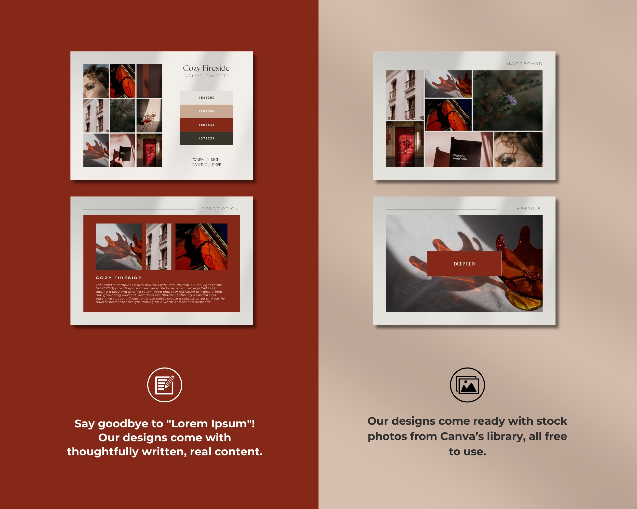 Cozy Fireside Digital Color Palette